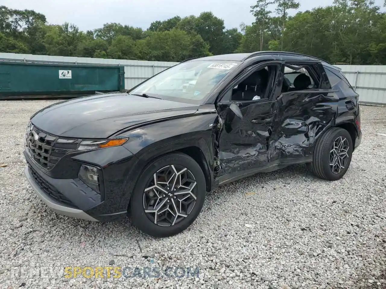 1 Photograph of a damaged car KM8JF3AE5NU079367 HYUNDAI TUCSON 2022