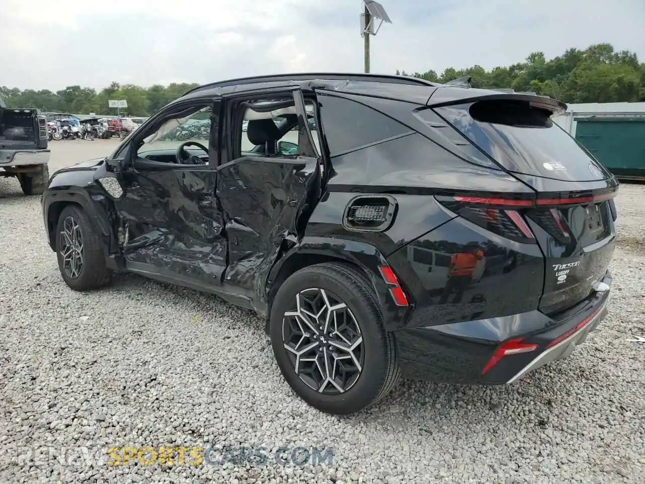 2 Photograph of a damaged car KM8JF3AE5NU079367 HYUNDAI TUCSON 2022