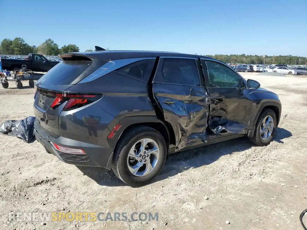 3 Photograph of a damaged car 5NMJA3AE3PH248475 HYUNDAI TUCSON 2023