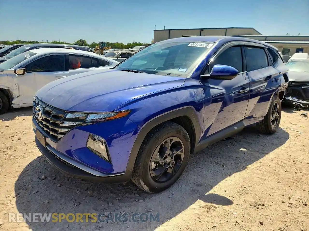 1 Photograph of a damaged car 5NMJA3AE5PH229233 HYUNDAI TUCSON 2023