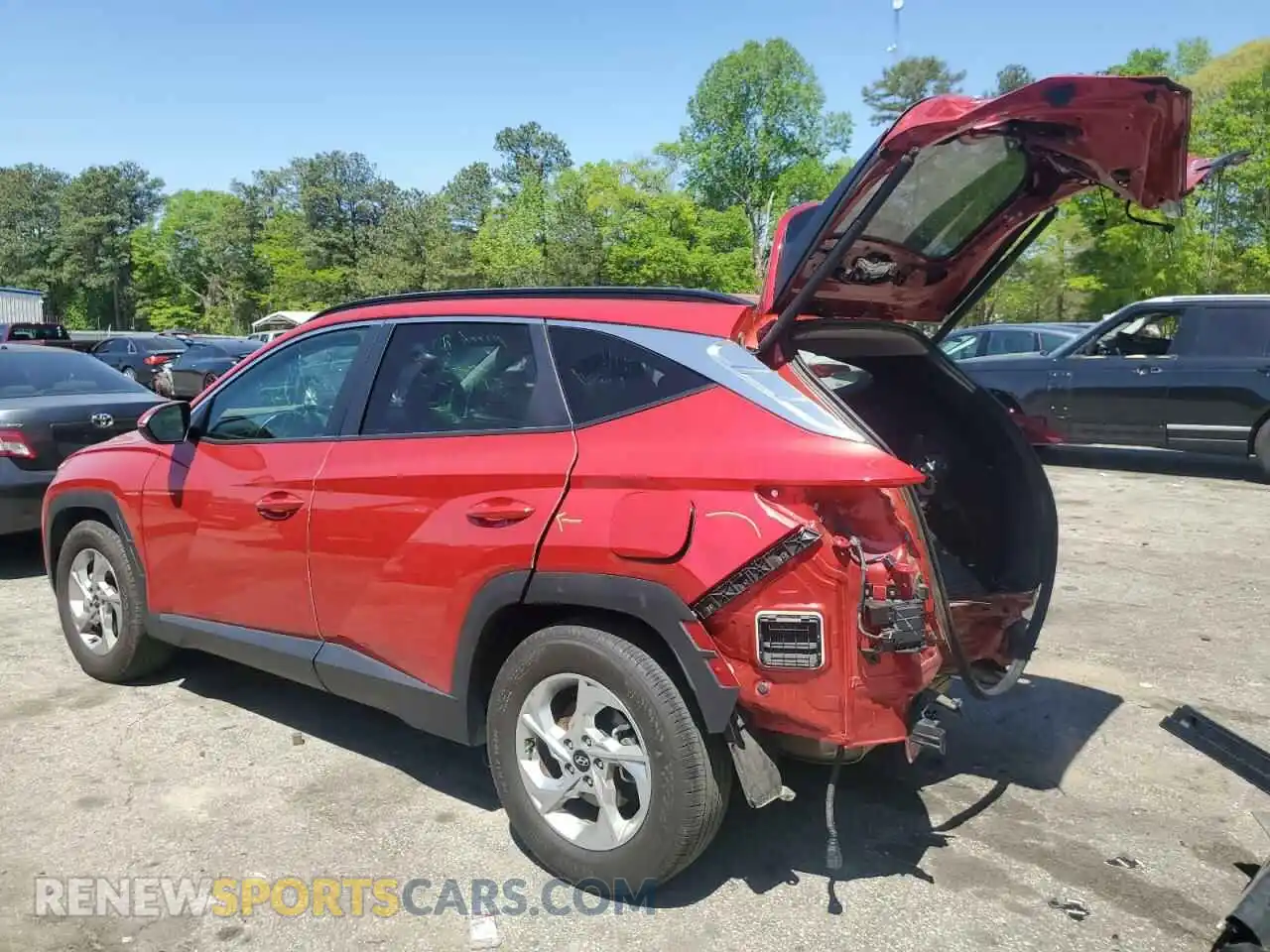 2 Photograph of a damaged car 5NMJB3AE0PH216029 HYUNDAI TUCSON 2023