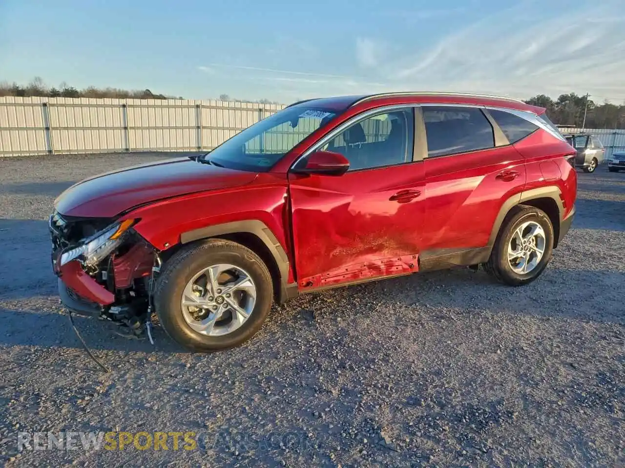 1 Photograph of a damaged car 5NMJB3AE2PH258136 HYUNDAI TUCSON 2023
