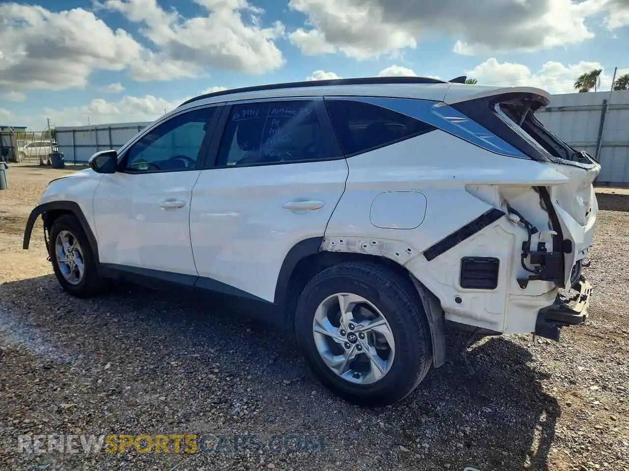 2 fotografías del automóvil dañado 5NMJB3AE3PH188081 HYUNDAI TUCSON 2023