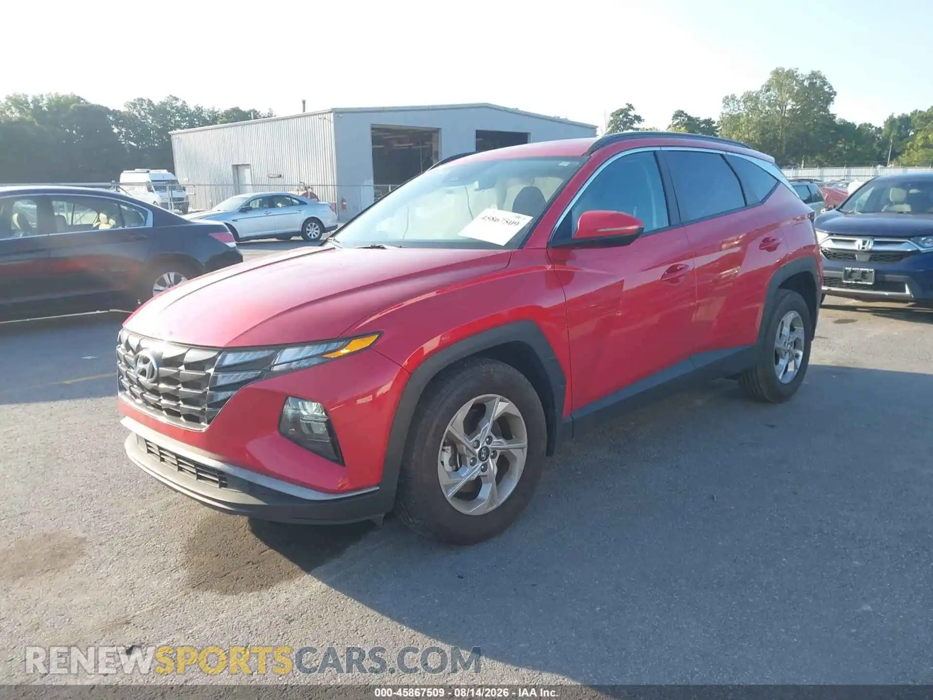 2 Photograph of a damaged car 5NMJB3AE3PH255200 HYUNDAI TUCSON 2023