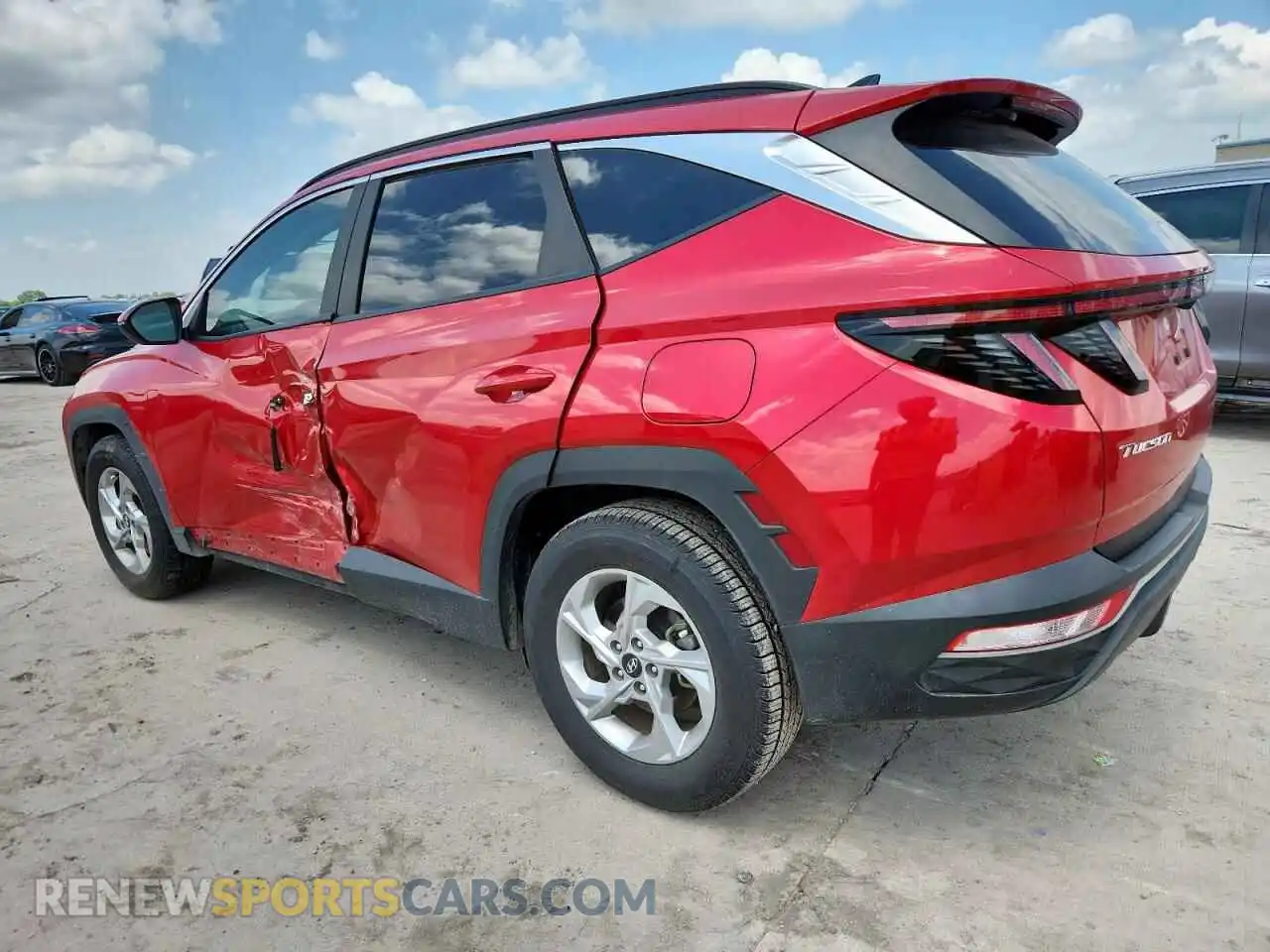 2 Photograph of a damaged car 5NMJB3AE5PH236955 HYUNDAI TUCSON 2023