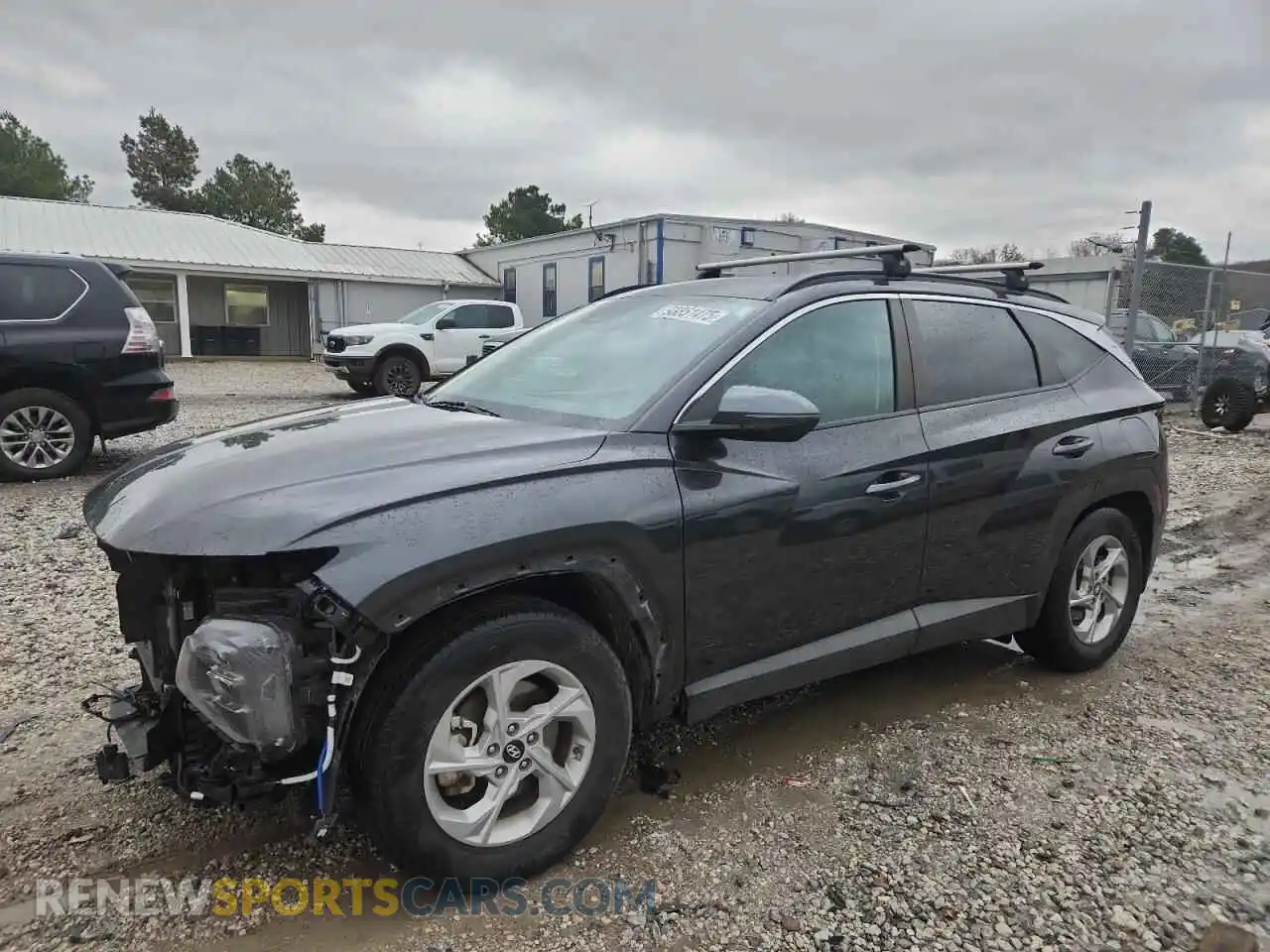 1 Photograph of a damaged car 5NMJB3AE7PH240621 HYUNDAI TUCSON 2023