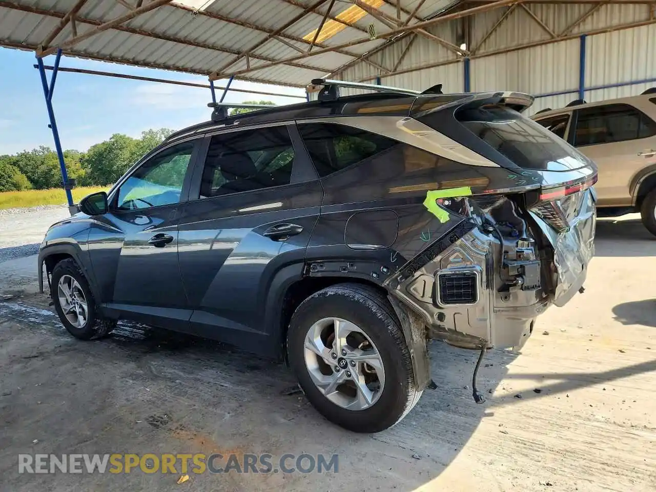 2 Photograph of a damaged car 5NMJB3AE7PH292704 HYUNDAI TUCSON 2023