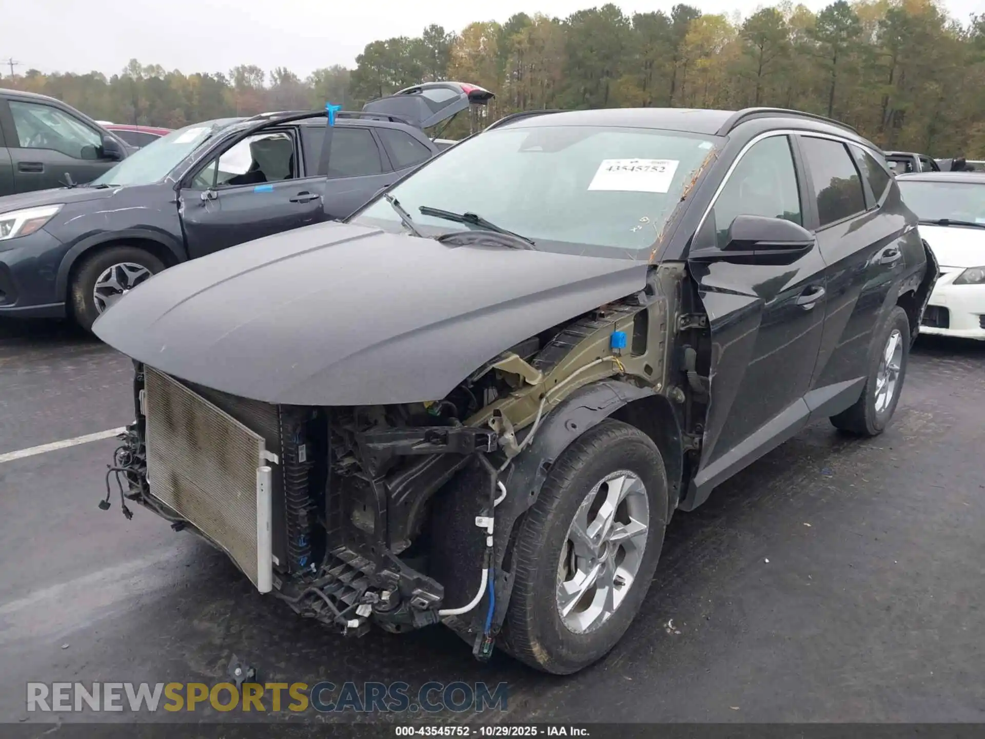 2 fotografías del automóvil dañado 5NMJB3AE9PH219592 HYUNDAI TUCSON 2023