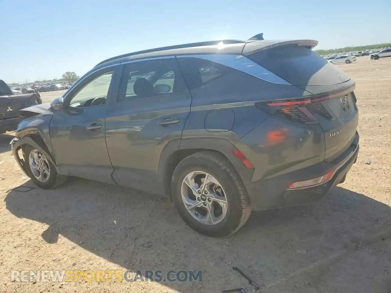 2 Photograph of a damaged car 5NMJB3AE9PH233069 HYUNDAI TUCSON 2023
