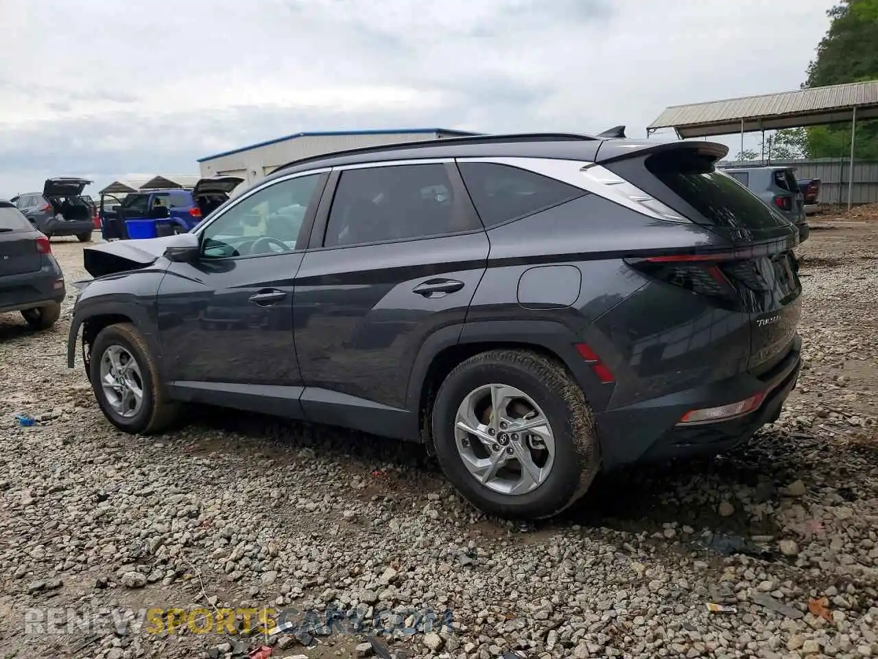 2 Photograph of a damaged car 5NMJB3AE9PH242368 HYUNDAI TUCSON 2023