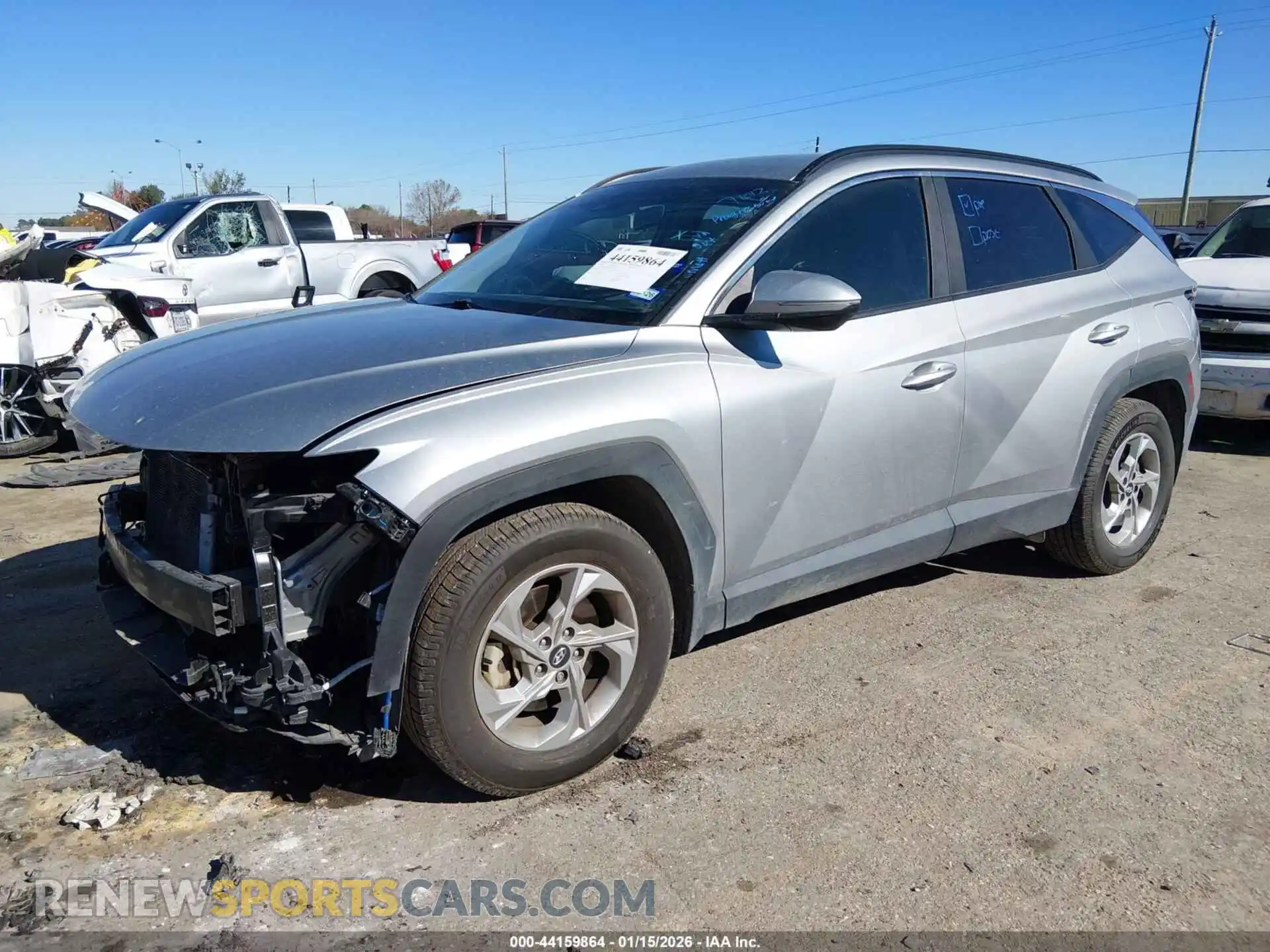 2 Photograph of a damaged car 5NMJB3AEXPH248003 HYUNDAI TUCSON 2023