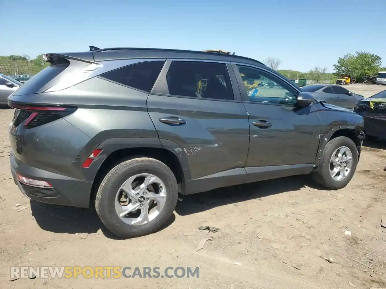 3 Photograph of a damaged car 5NMJBCAE2PH245239 HYUNDAI TUCSON 2023