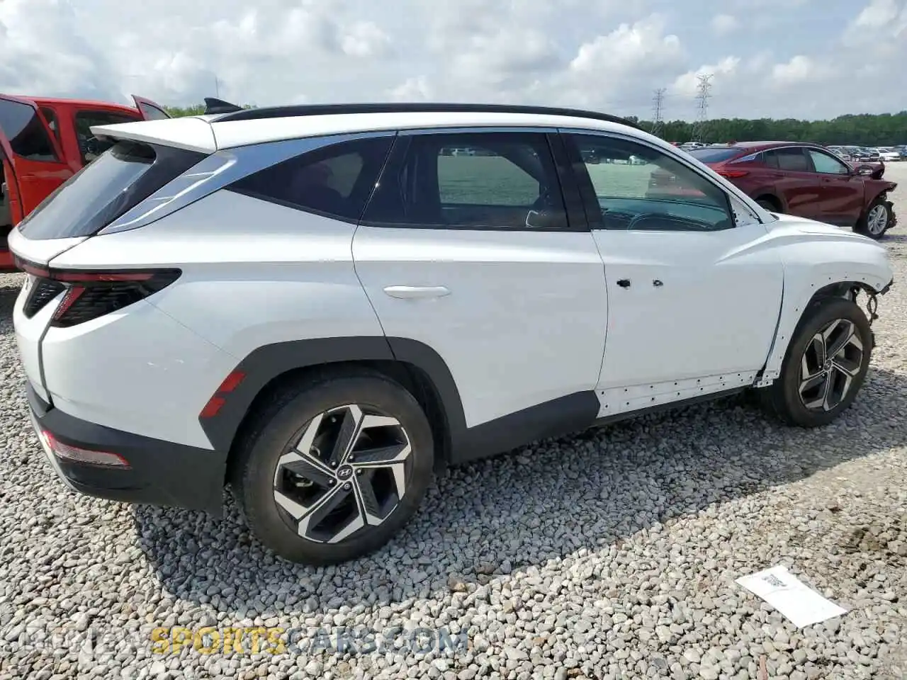 3 Photograph of a damaged car 5NMJE3AE0PH255100 HYUNDAI TUCSON 2023