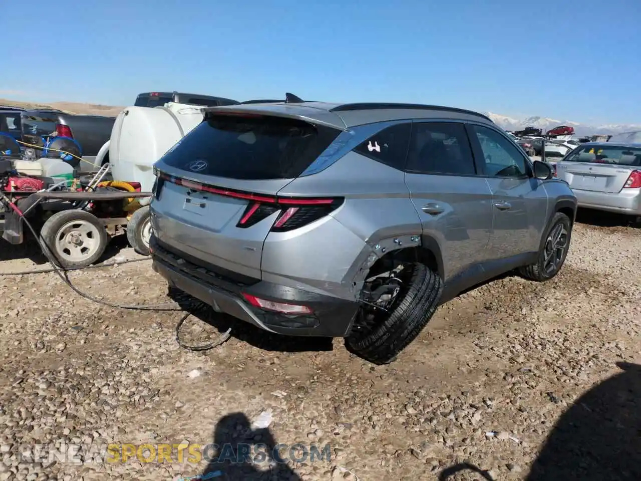 3 Photograph of a damaged car 5NMJECAE0PH266341 HYUNDAI TUCSON 2023
