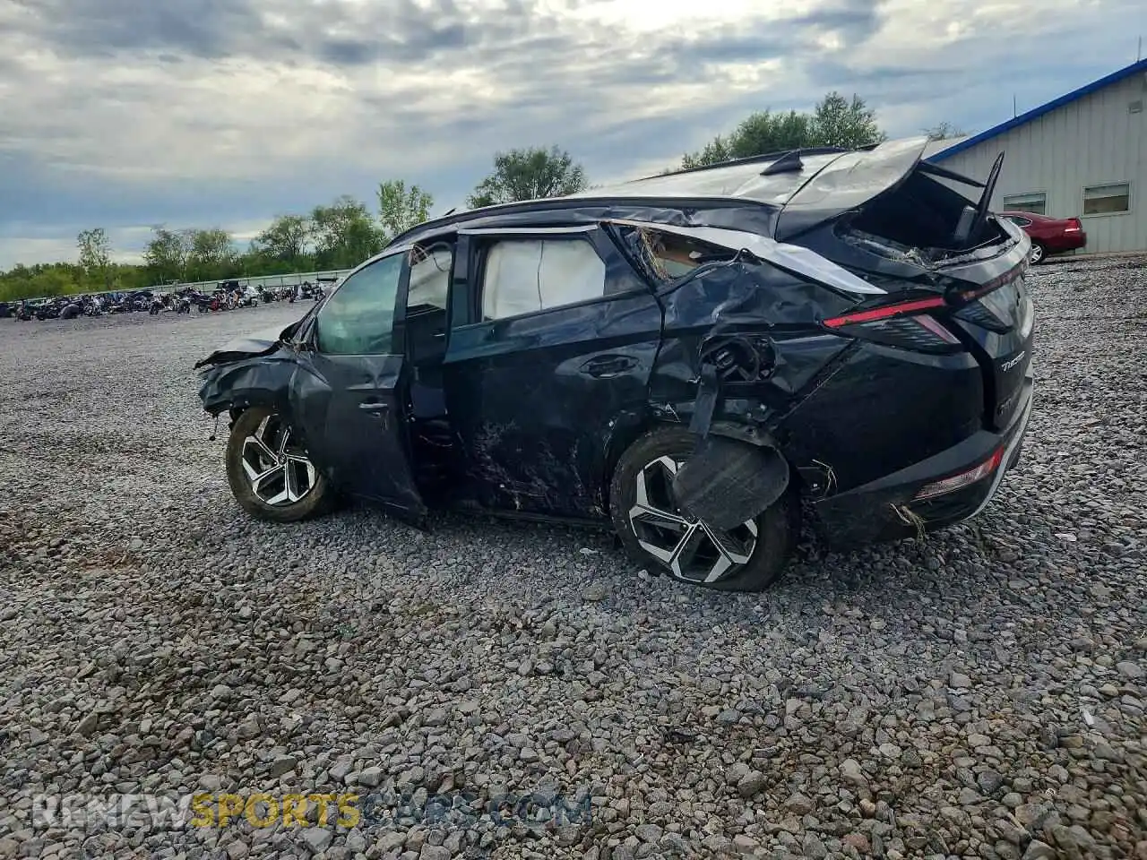 2 Фотография поврежденного автомобиля 5NMJECAE2PH272092 HYUNDAI TUCSON 2023