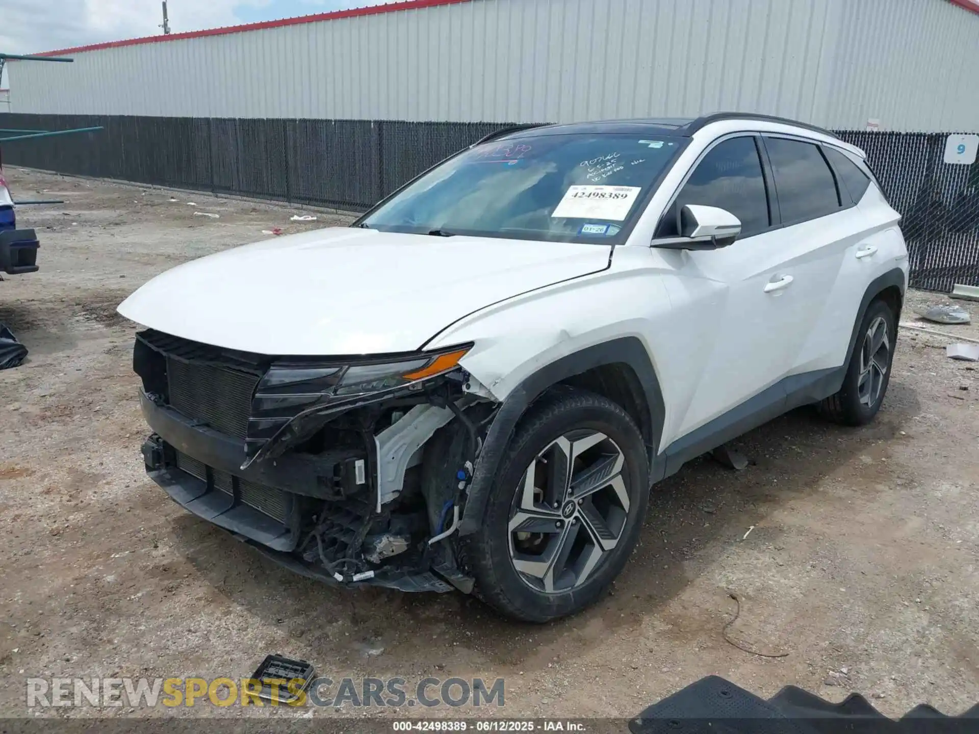 2 Photograph of a damaged car 5NMJECAE6PH224322 HYUNDAI TUCSON 2023