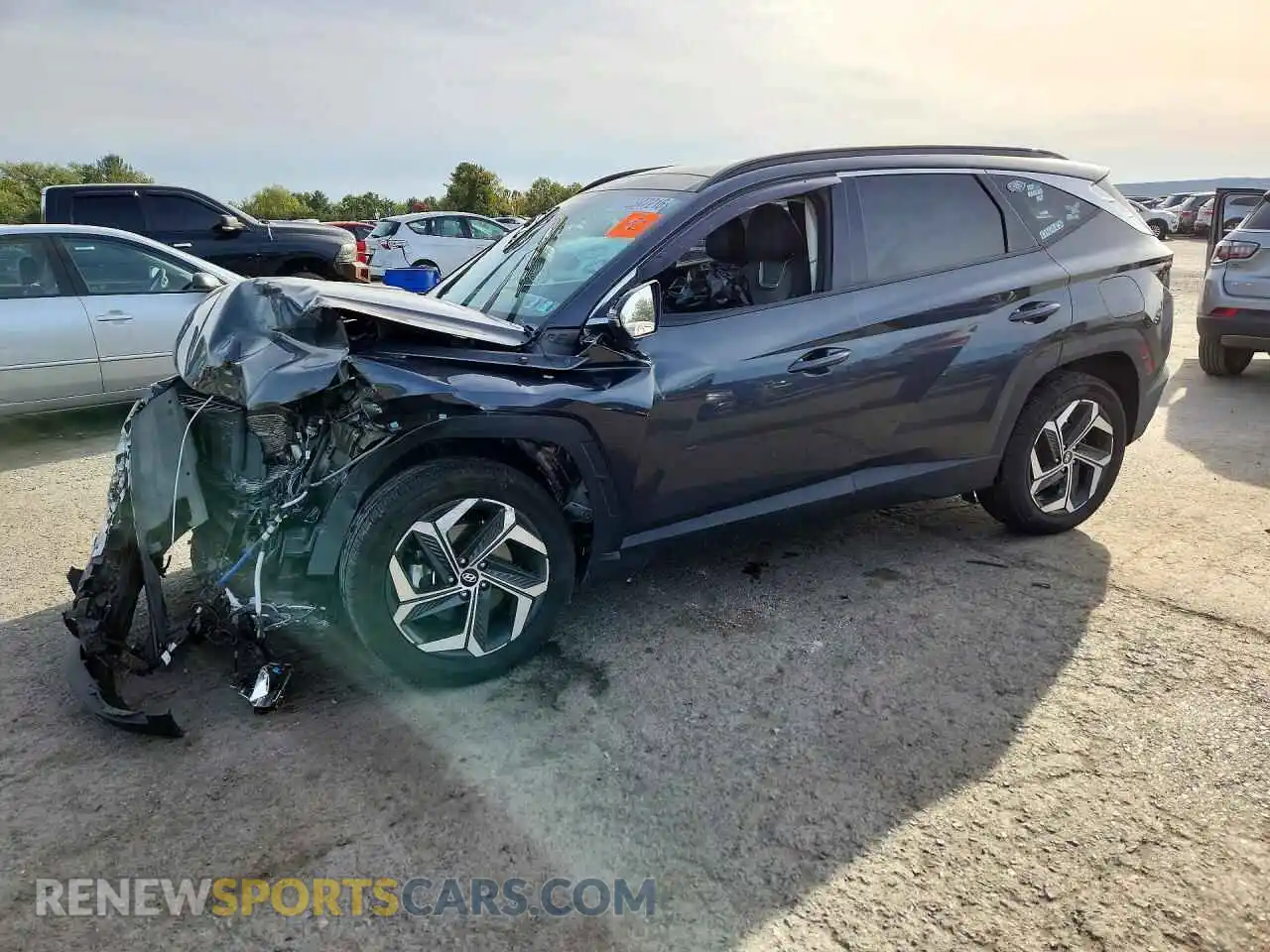 1 Photograph of a damaged car 5NMJECAEXPH192569 HYUNDAI TUCSON 2023