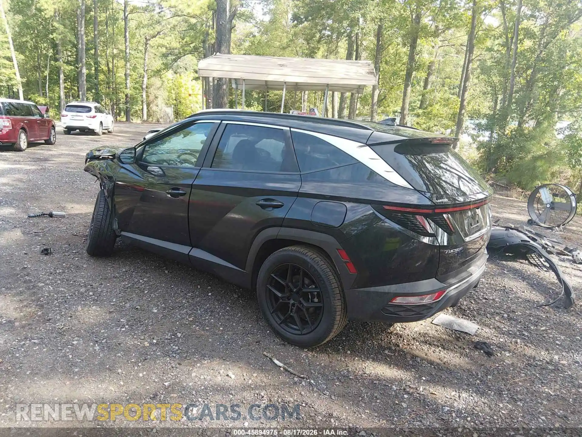 3 fotografías del automóvil dañado 5NMJF3AE5PH234143 HYUNDAI TUCSON 2023