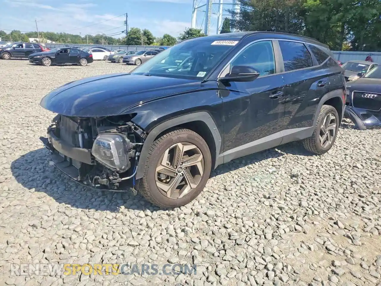 1 Photograph of a damaged car 5NMJFCAE7PH182627 HYUNDAI TUCSON 2023