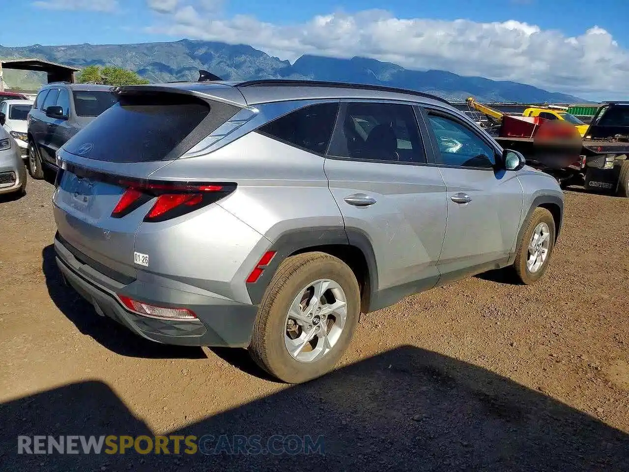 3 fotografías del automóvil dañado 5NMJB3DE4RH357250 HYUNDAI TUCSON 2024