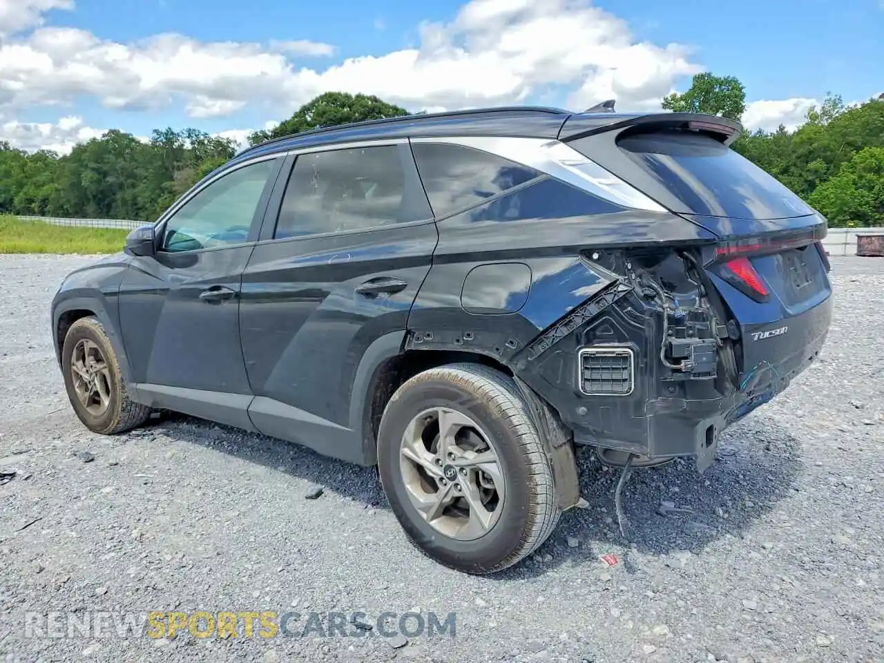 2 fotografías del automóvil dañado 5NMJB3DE8RH302882 HYUNDAI TUCSON 2024