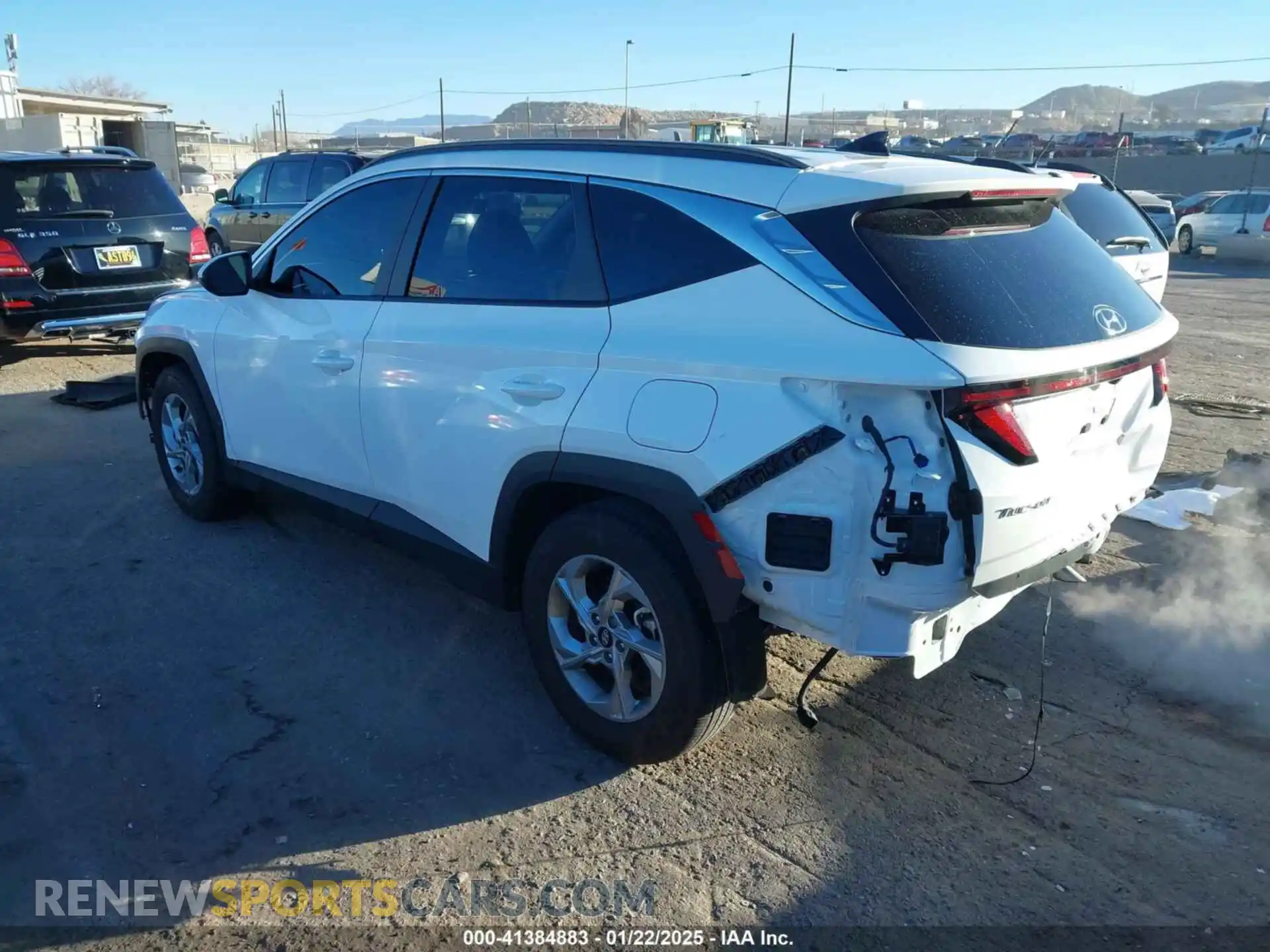 3 fotografías del automóvil dañado 5NMJB3DEXRH370813 HYUNDAI TUCSON 2024
