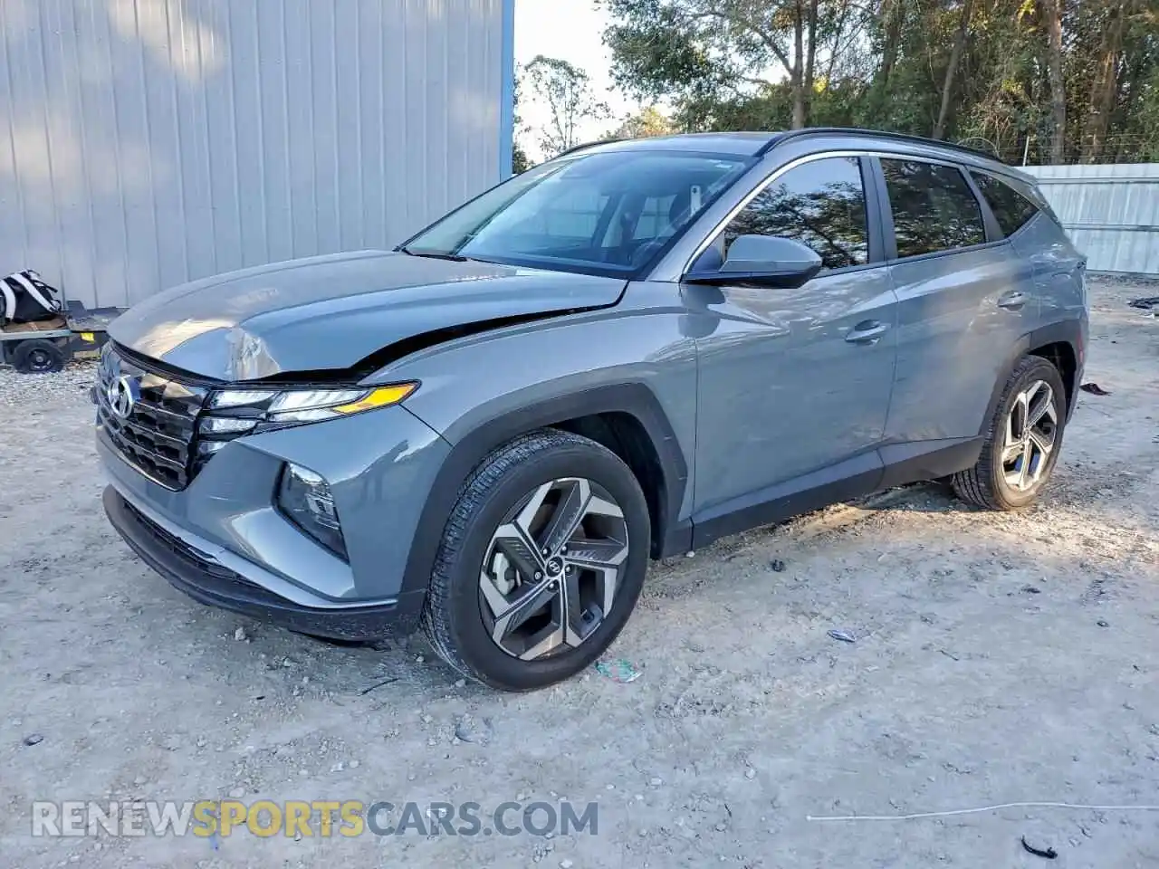 1 Photograph of a damaged car 5NMJB3DEXRH424322 HYUNDAI TUCSON 2024