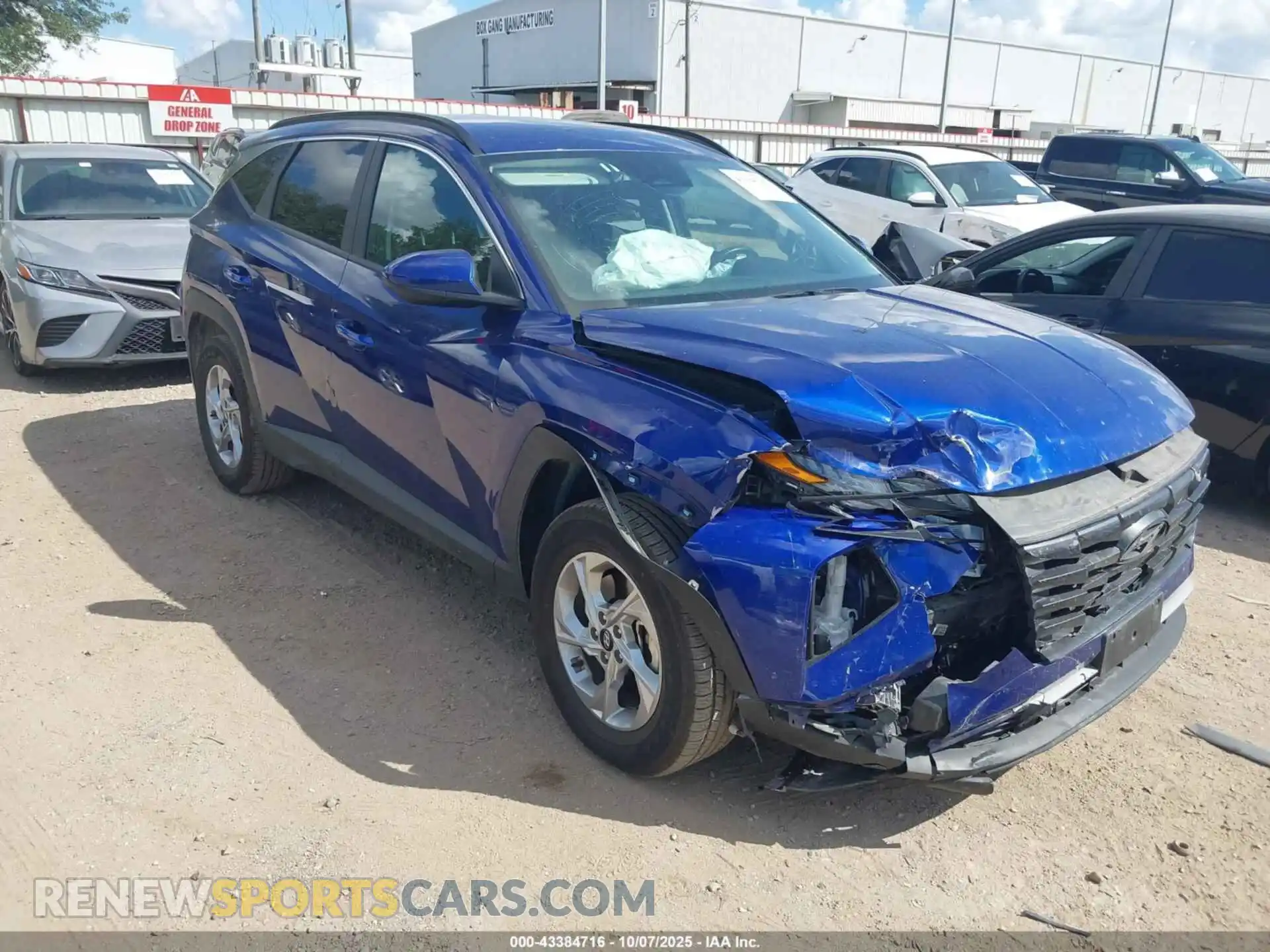1 Photograph of a damaged car 5NMJBCDE9RH347345 HYUNDAI TUCSON 2024
