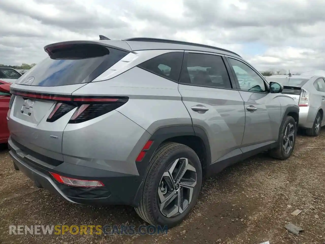 3 fotografías del automóvil dañado 5NMJECDE8RH309659 HYUNDAI TUCSON 2024