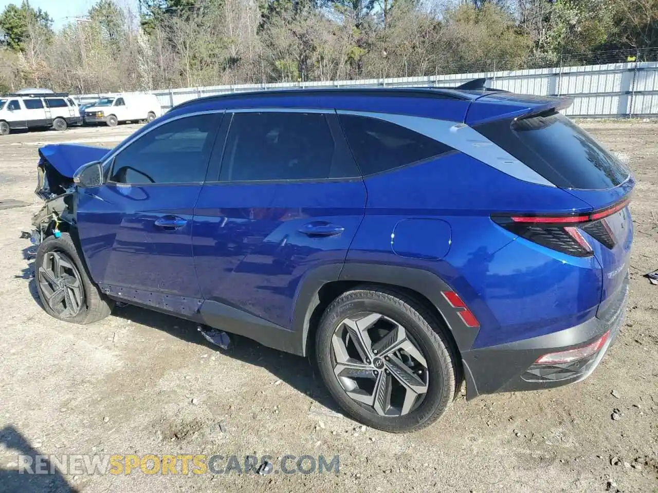 2 fotografías del automóvil dañado 5NMJECDEXRH331307 HYUNDAI TUCSON 2024