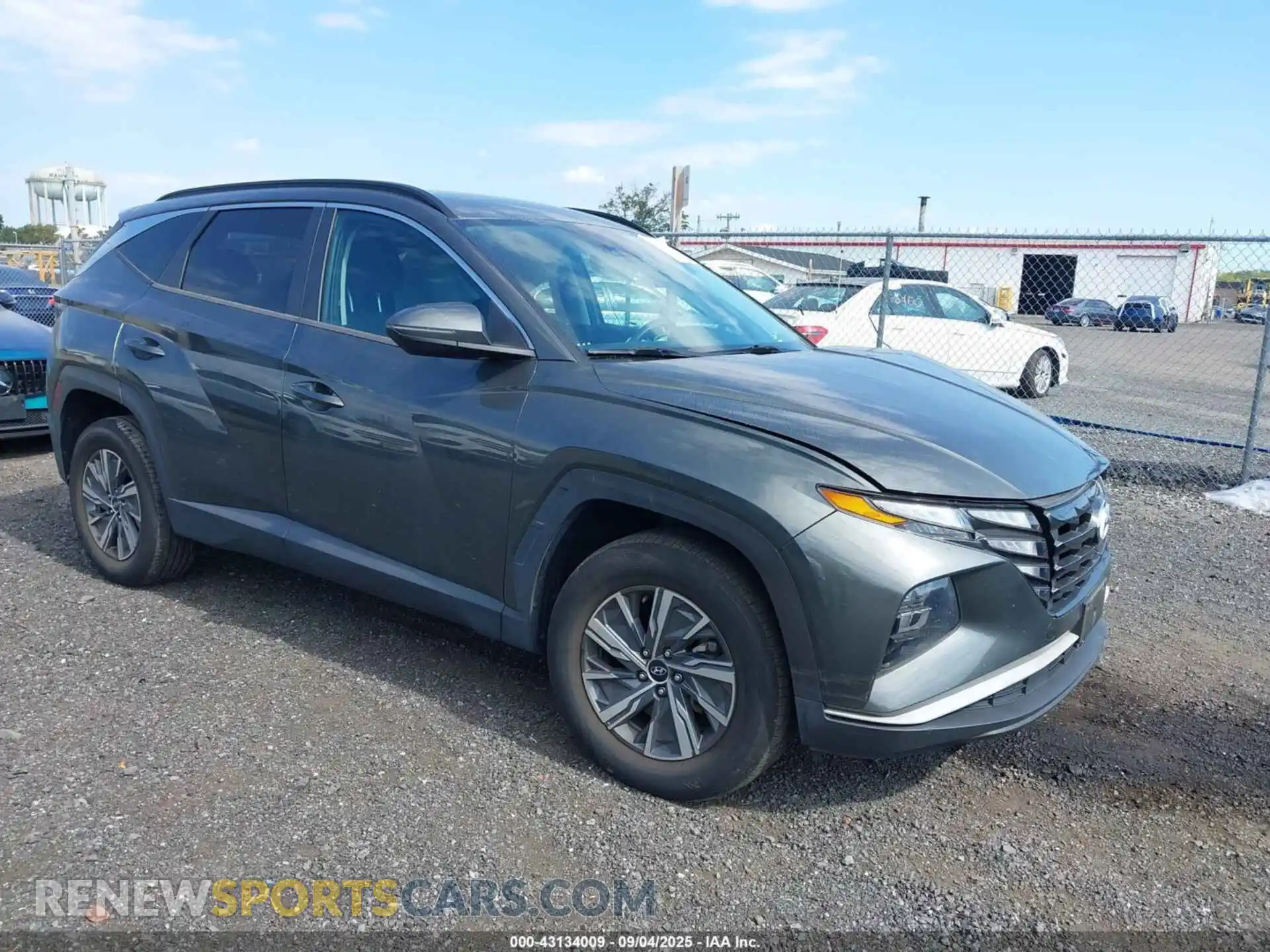1 Photograph of a damaged car KM8JBCA19NU020489 HYUNDAI TUCSON HYBRID 2022