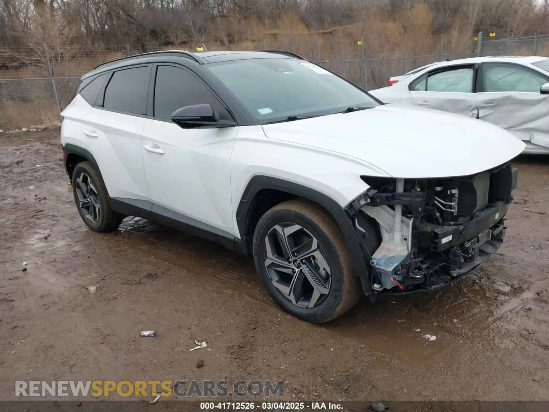 1 Photograph of a damaged car KM8JECA12NU027890 HYUNDAI TUCSON HYBRID 2022