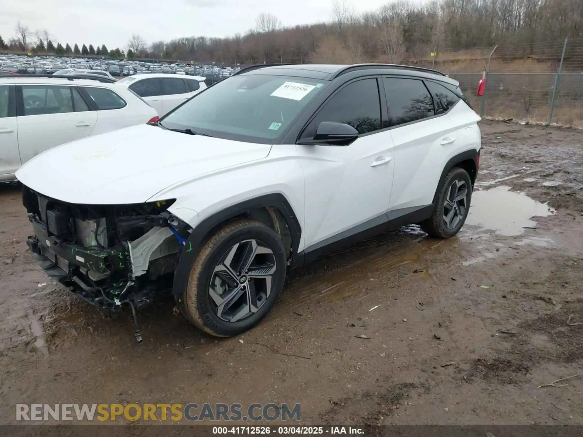 2 Photograph of a damaged car KM8JECA12NU027890 HYUNDAI TUCSON HYBRID 2022