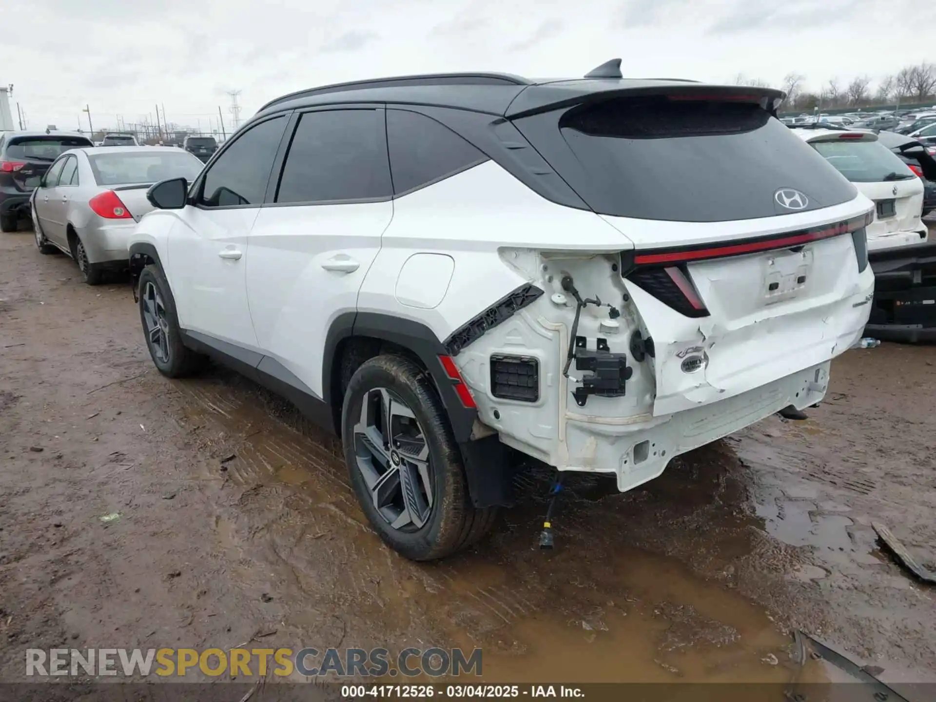 3 Photograph of a damaged car KM8JECA12NU027890 HYUNDAI TUCSON HYBRID 2022