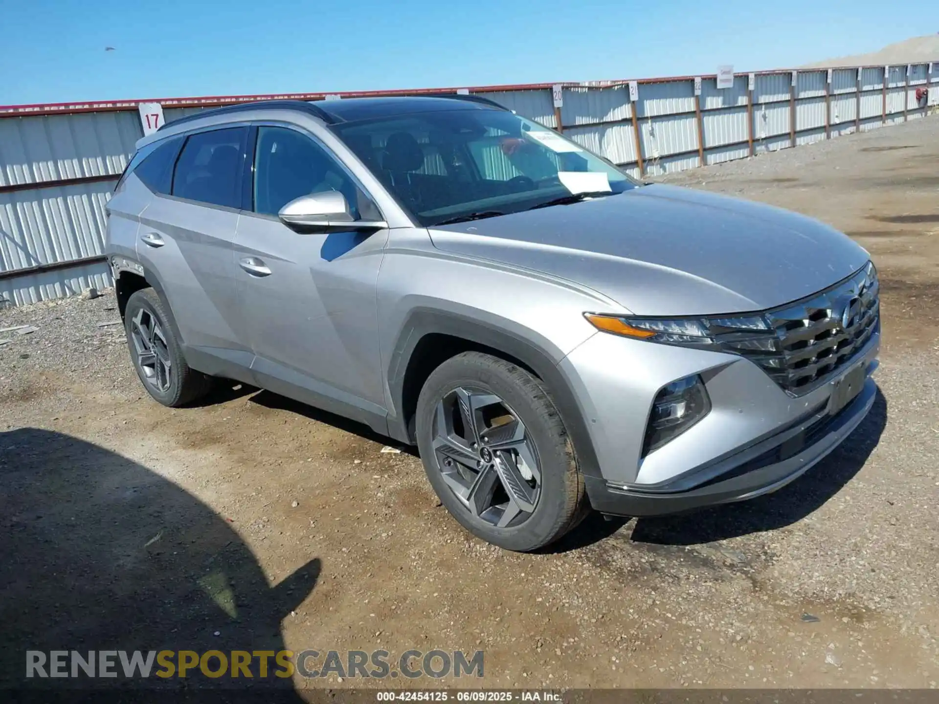 1 Photograph of a damaged car KM8JECA15NU031190 HYUNDAI TUCSON HYBRID 2022