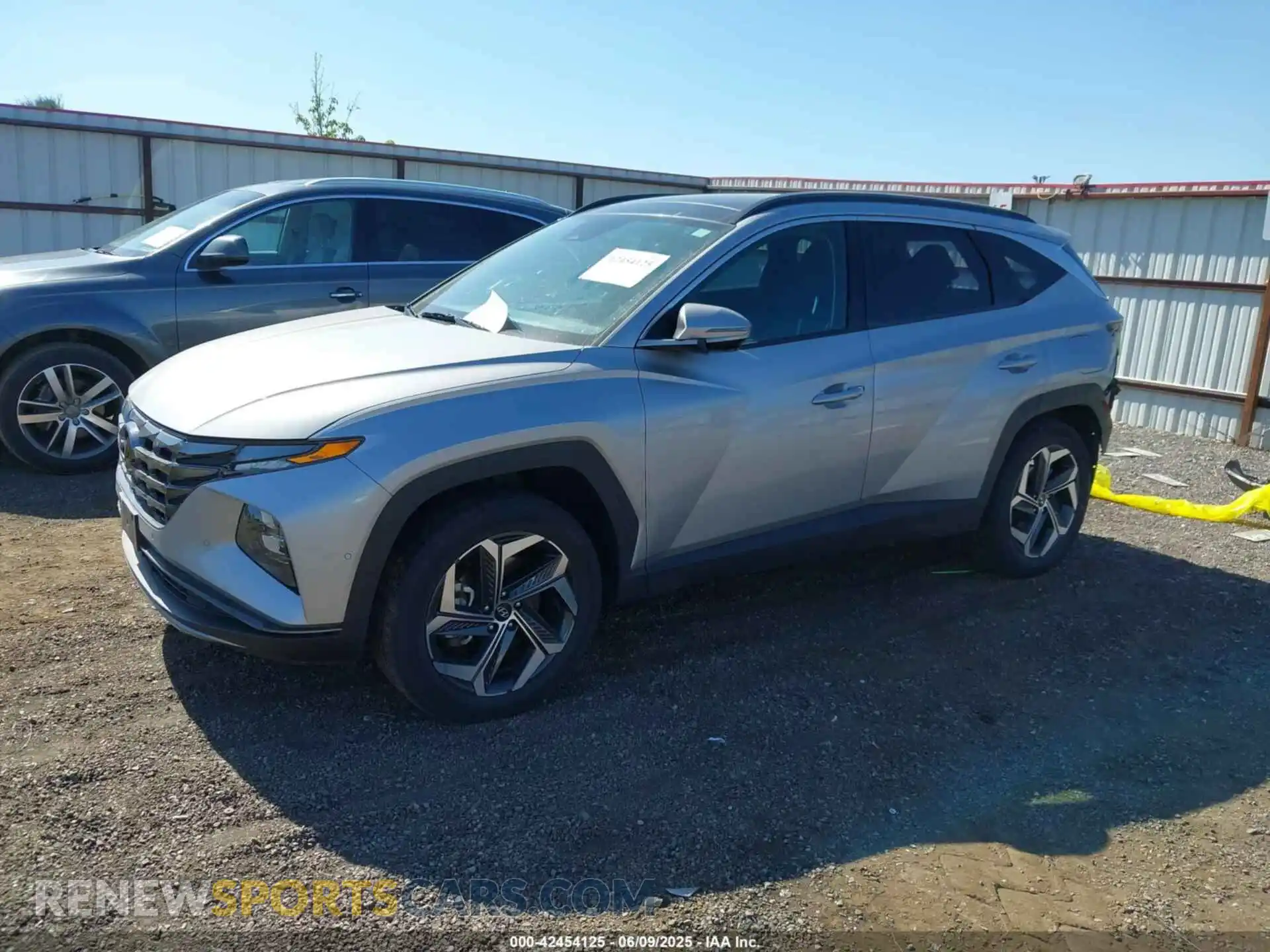 2 Photograph of a damaged car KM8JECA15NU031190 HYUNDAI TUCSON HYBRID 2022