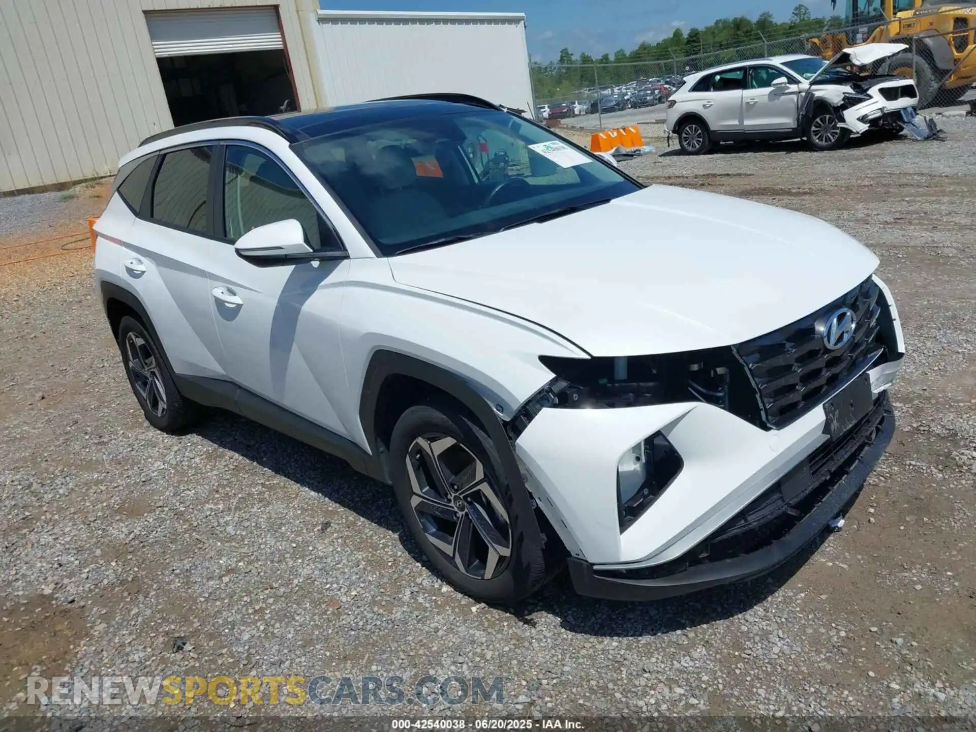 1 Photograph of a damaged car KM8JCCD1XRU152076 HYUNDAI TUCSON HYBRID 2024