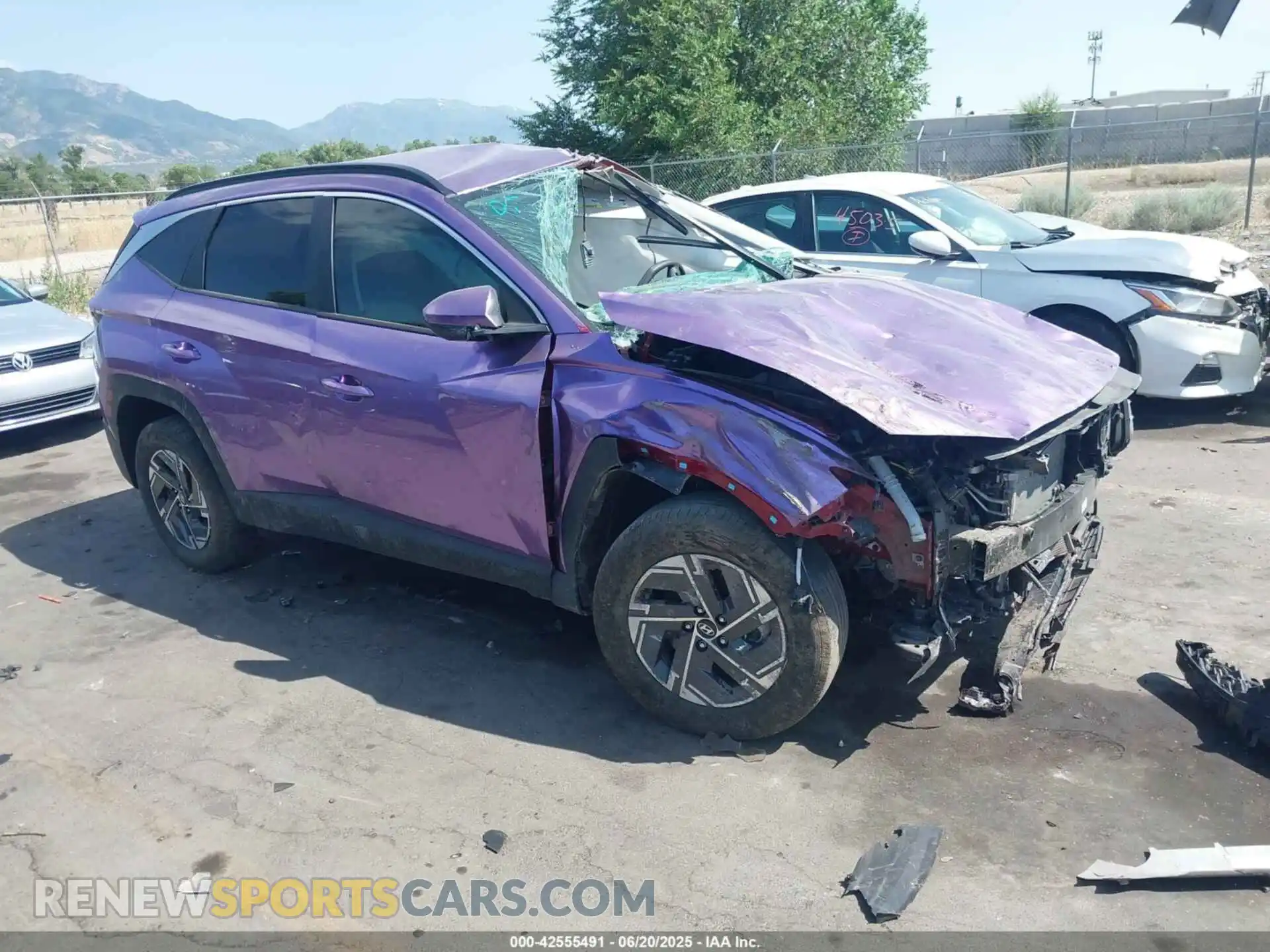 1 Photograph of a damaged car KM8JBDD16SU273699 HYUNDAI TUCSON HYBRID 2025