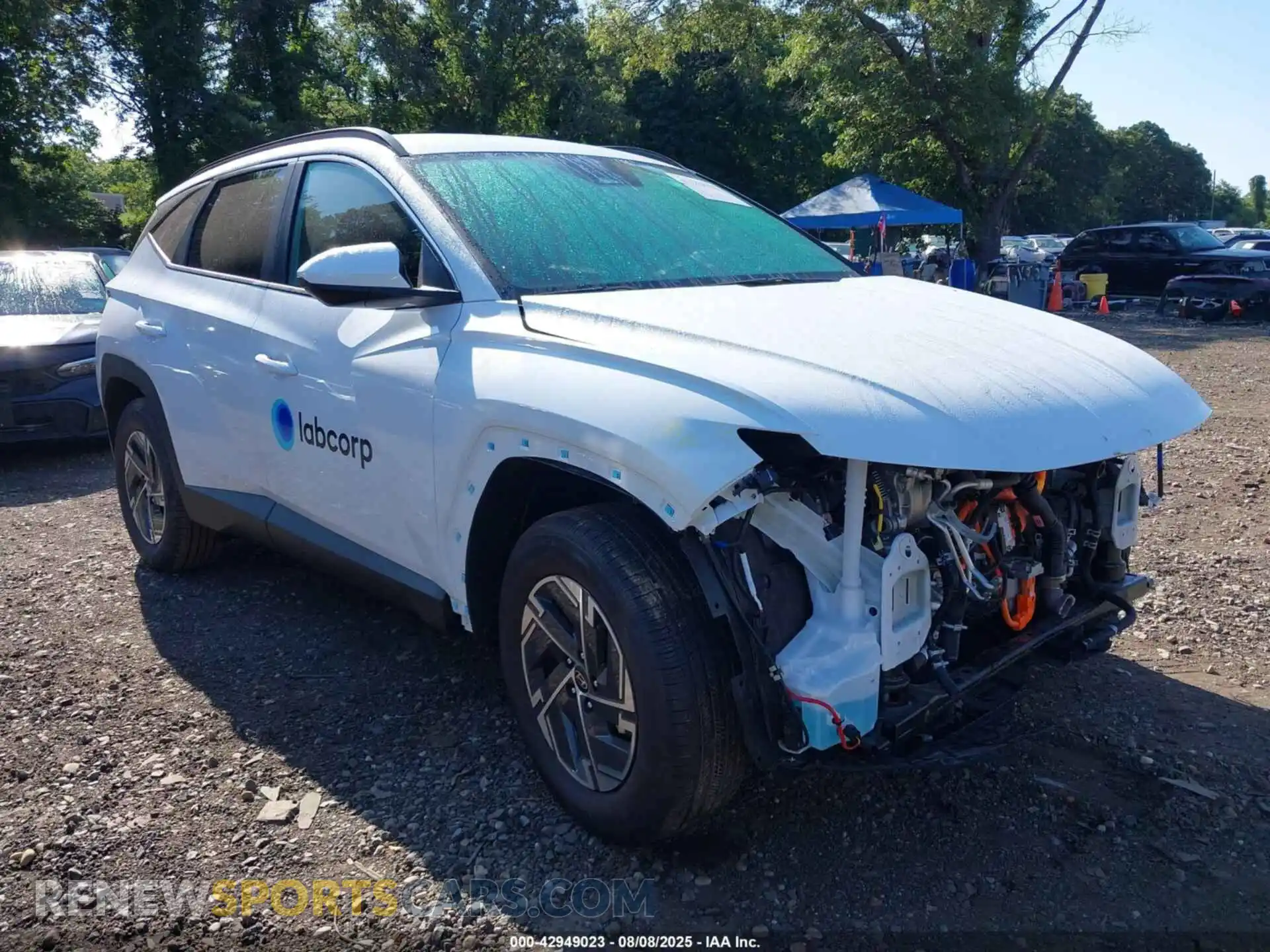 1 Photograph of a damaged car KM8JBDD18SU325835 HYUNDAI TUCSON HYBRID 2025