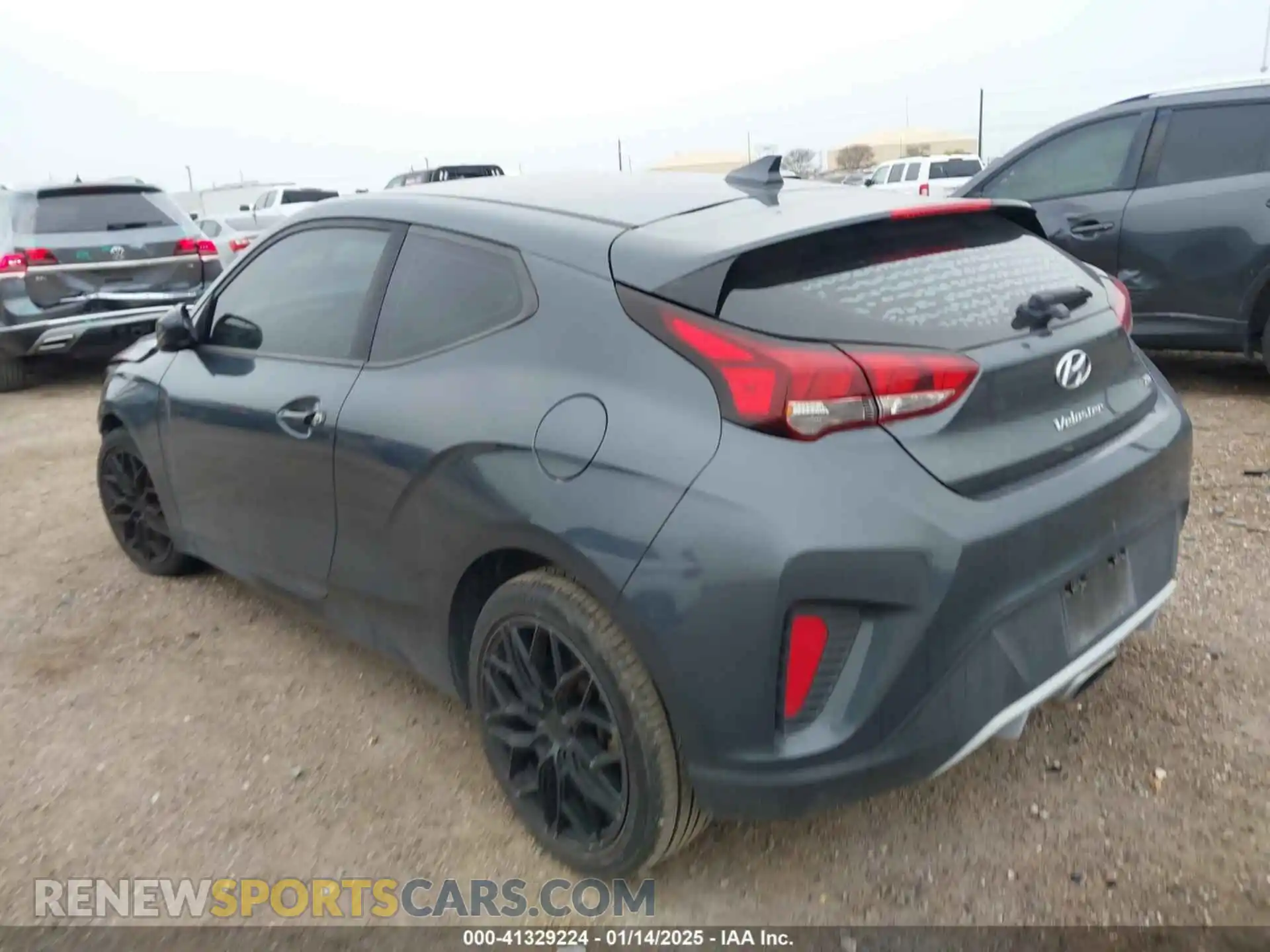 3 Photograph of a damaged car KMHTG6AF0KU006614 HYUNDAI VELOSTER 2019