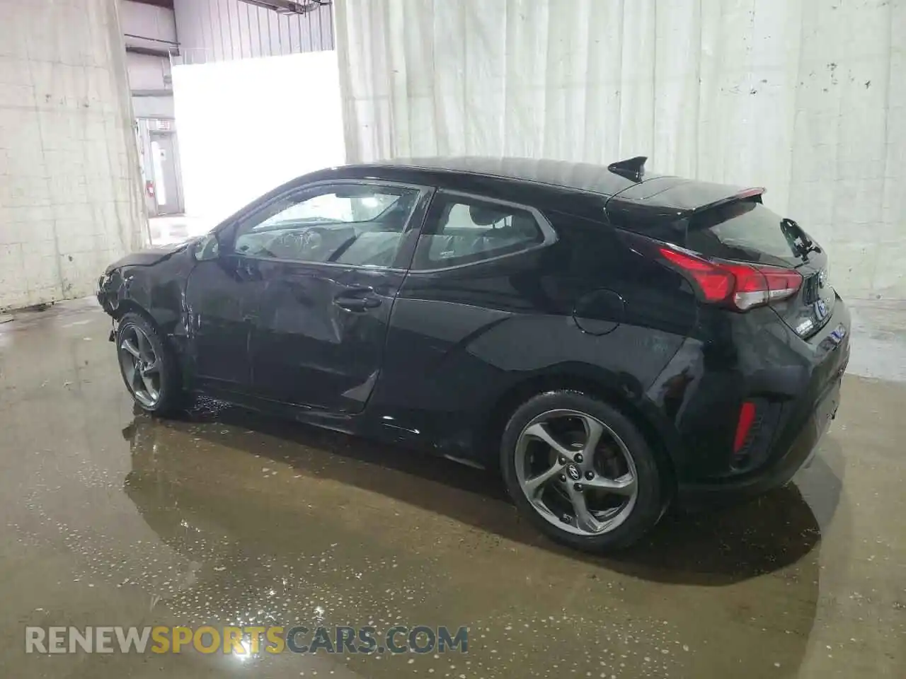 2 Photograph of a damaged car KMHTG6AF1KU005794 HYUNDAI VELOSTER 2019