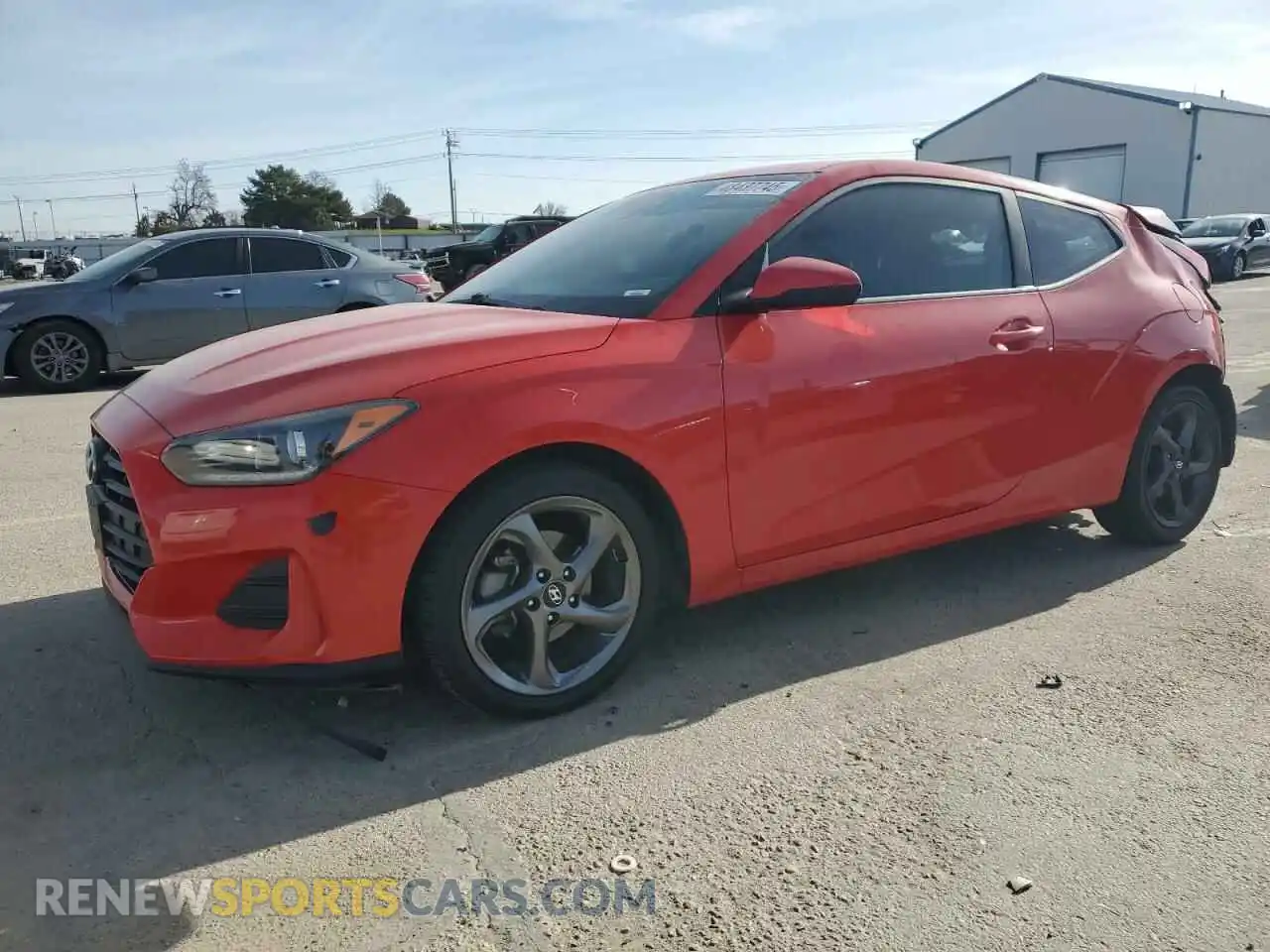 1 Photograph of a damaged car KMHTG6AF1KU017704 HYUNDAI VELOSTER 2019