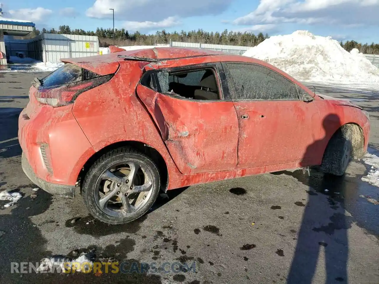 3 Photograph of a damaged car KMHTG6AF3KU009362 HYUNDAI VELOSTER 2019