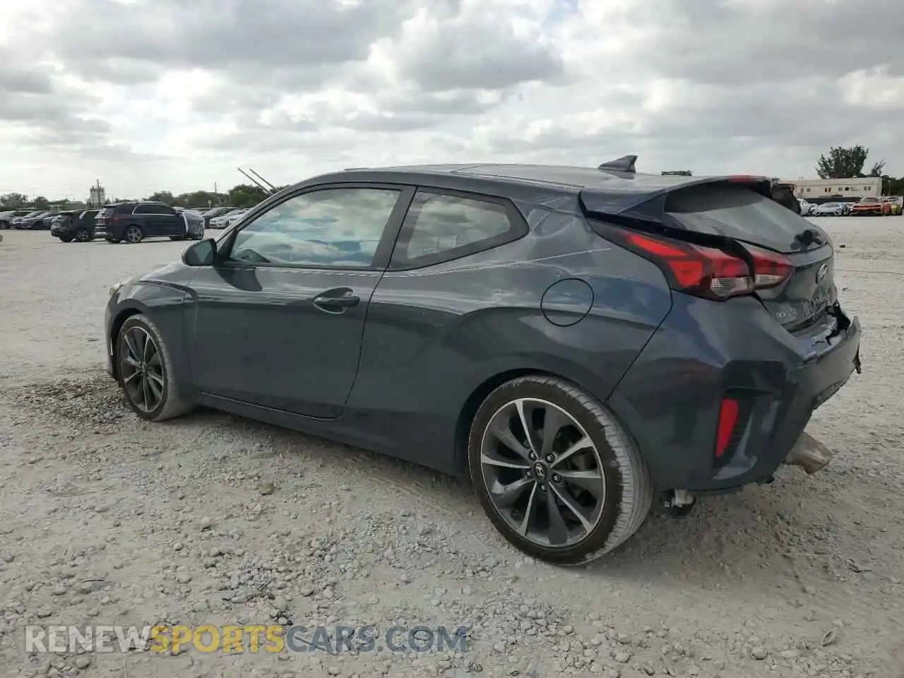 2 Photograph of a damaged car KMHTG6AF4KU005837 HYUNDAI VELOSTER 2019