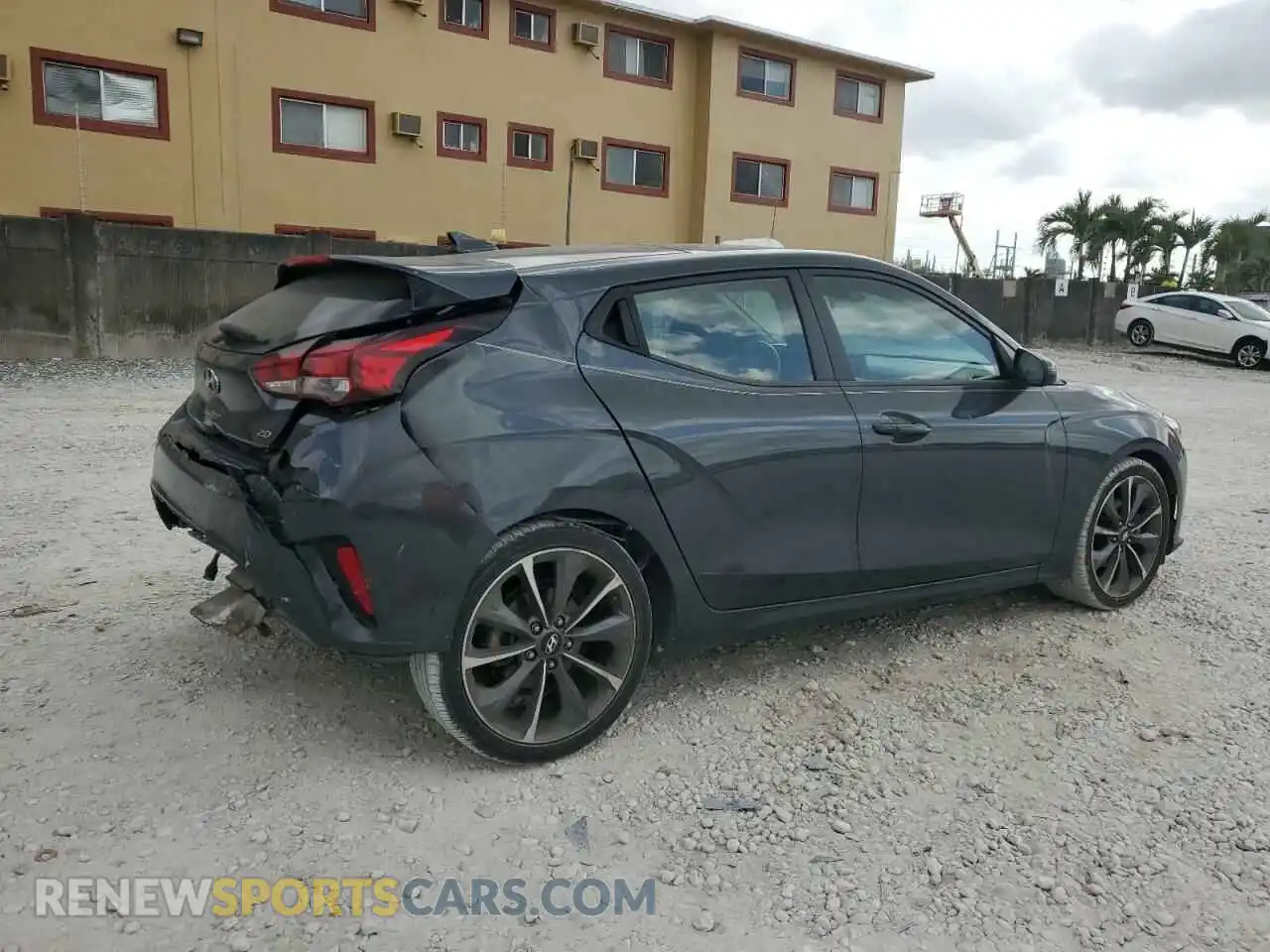 3 Photograph of a damaged car KMHTG6AF4KU005837 HYUNDAI VELOSTER 2019