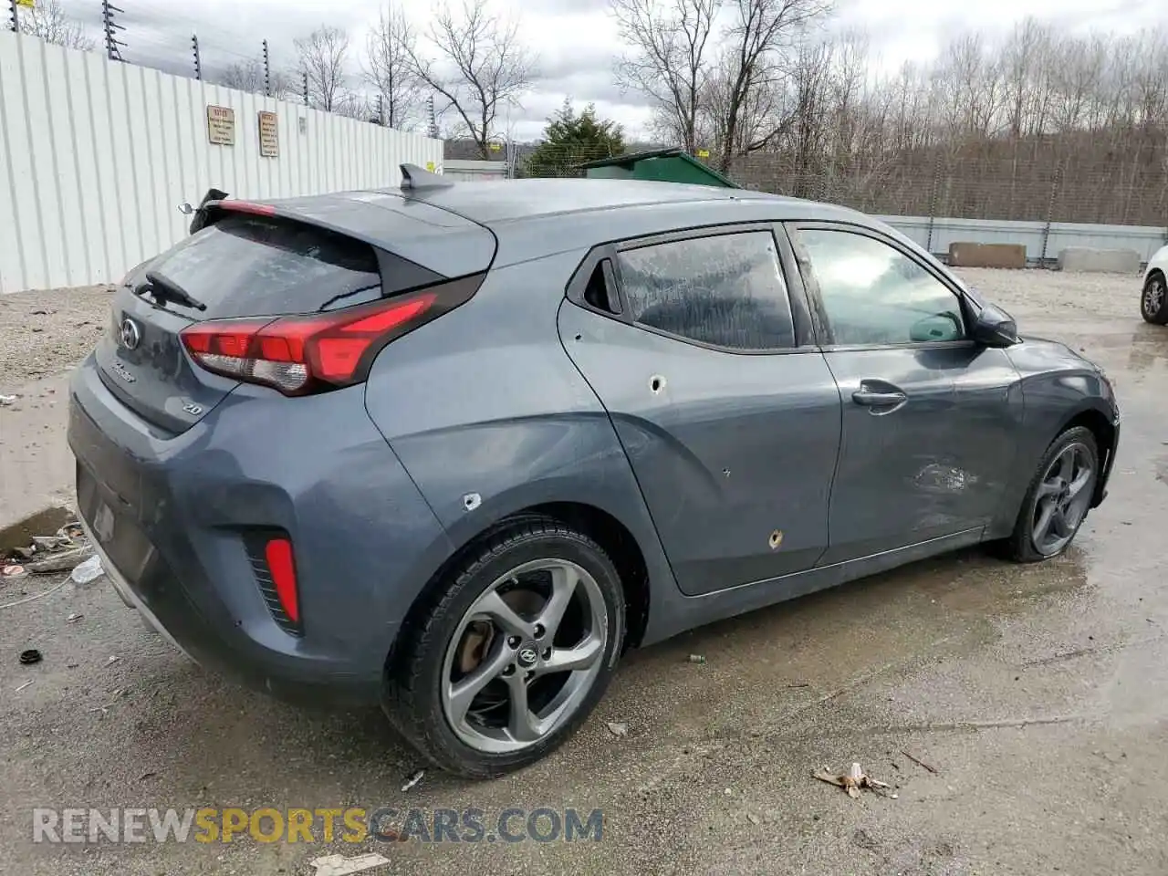 3 Photograph of a damaged car KMHTG6AF4KU011847 HYUNDAI VELOSTER 2019