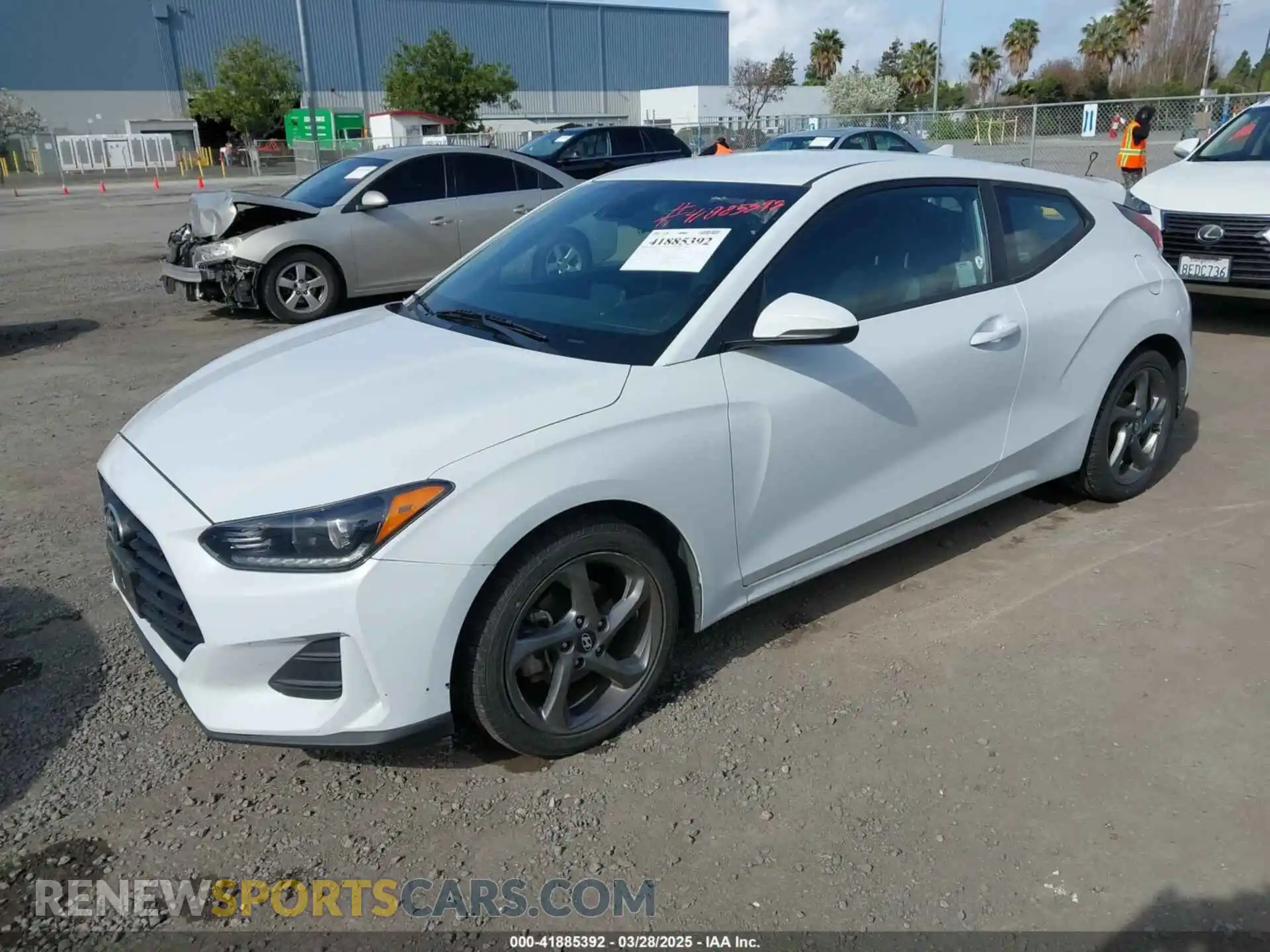 2 fotografías del automóvil dañado KMHTG6AF4KU019642 HYUNDAI VELOSTER 2019