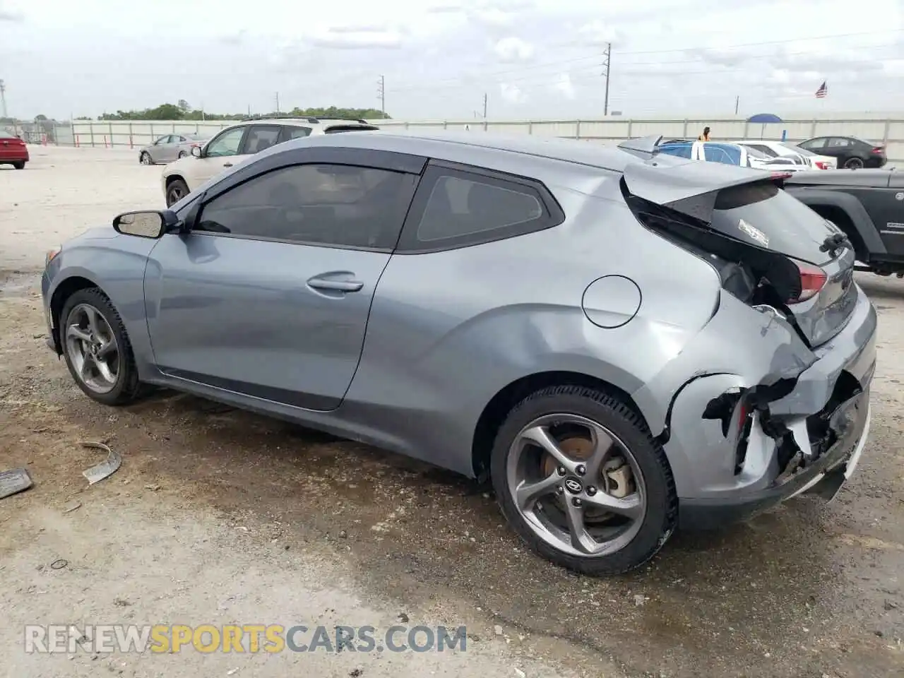 2 Photograph of a damaged car KMHTG6AF7KU003175 HYUNDAI VELOSTER 2019