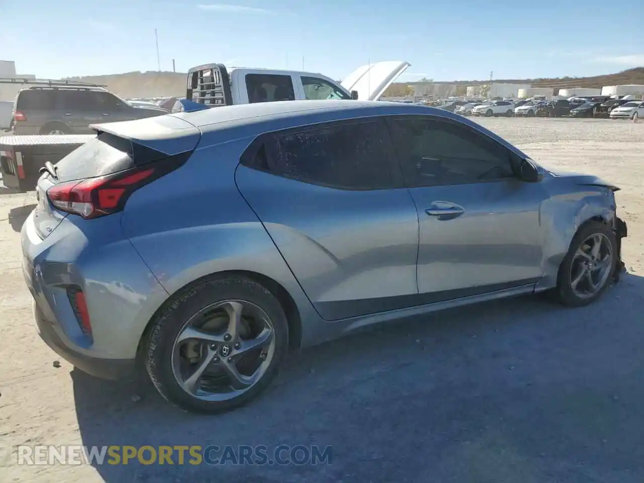 3 Photograph of a damaged car KMHTG6AF7KU018257 HYUNDAI VELOSTER 2019