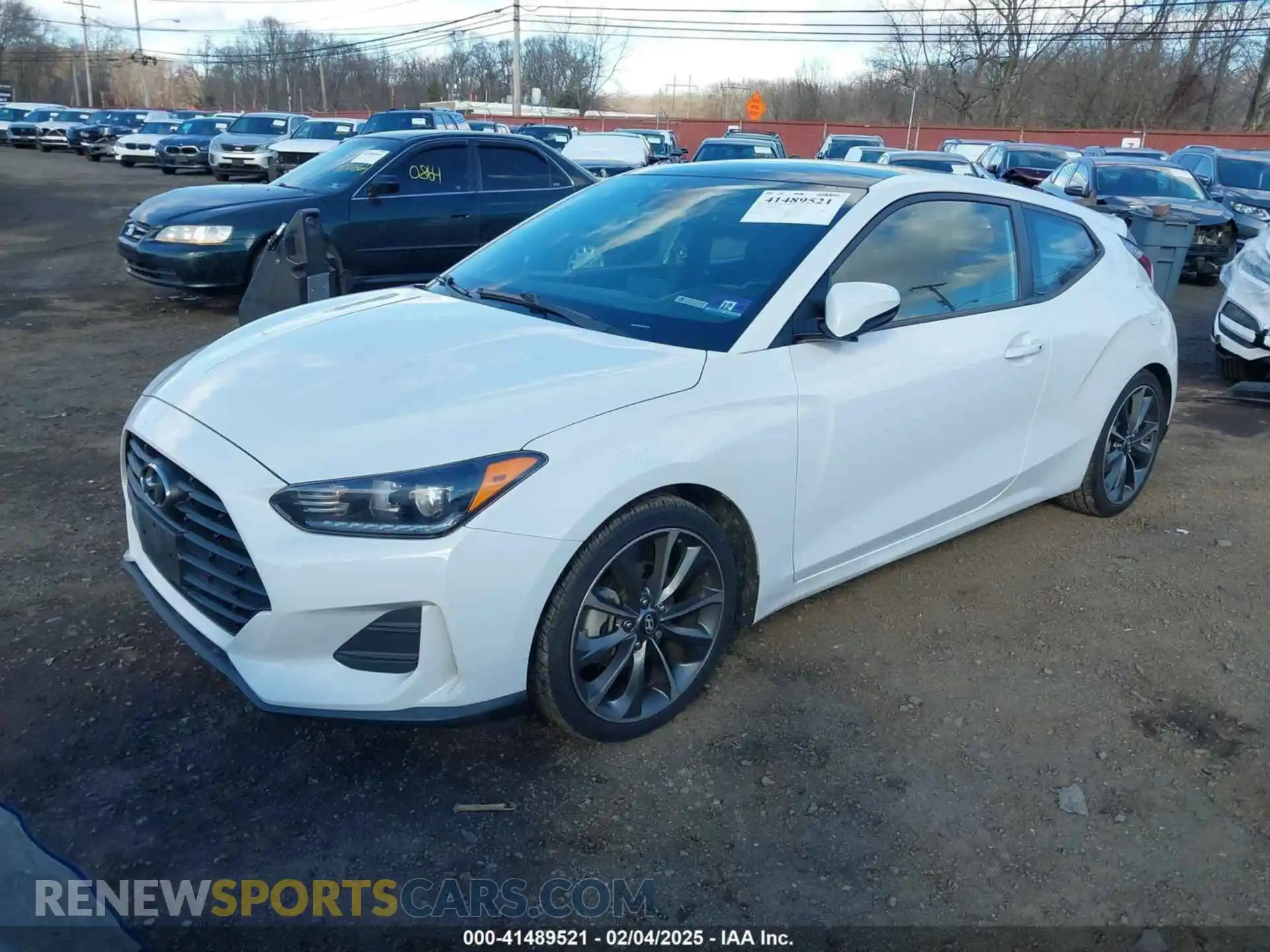 2 Photograph of a damaged car KMHTG6AF9KU005011 HYUNDAI VELOSTER 2019